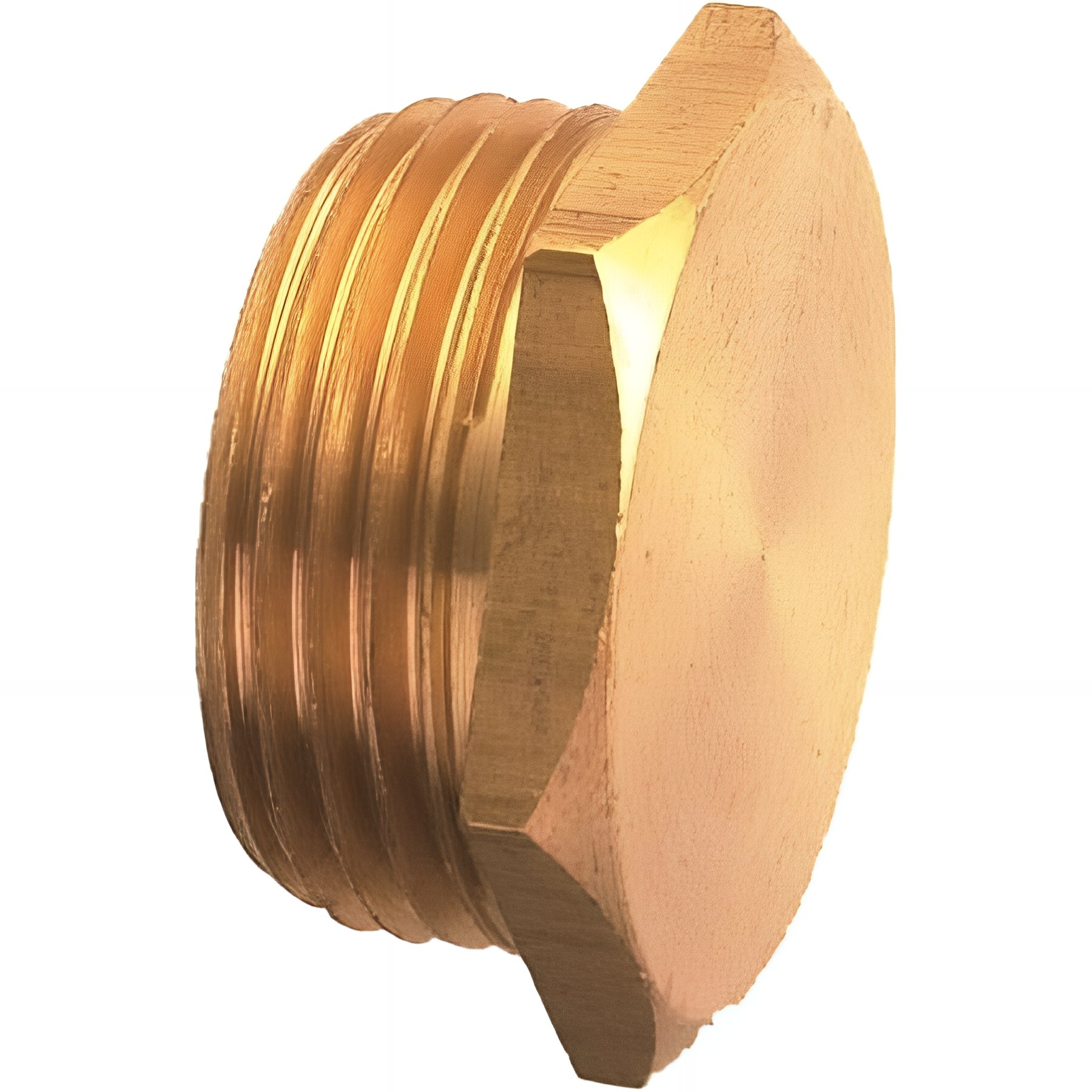 PACK de 10 Bouchons a visser male laiton diamètre 1/2" (15x21) 