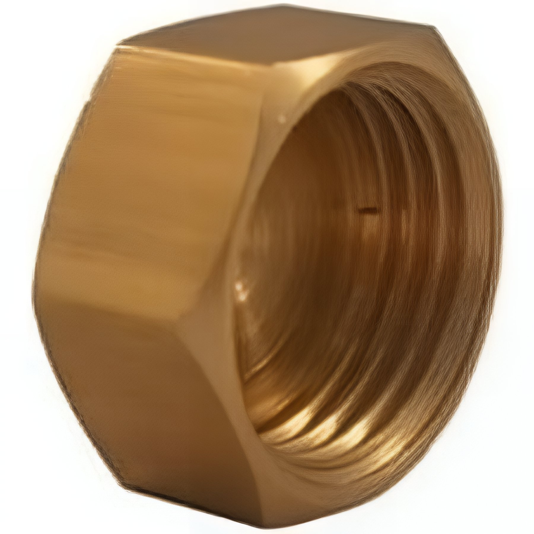 PACK de 10 Bouchons a visser femelle laiton diamètre 3/4" (20x27)