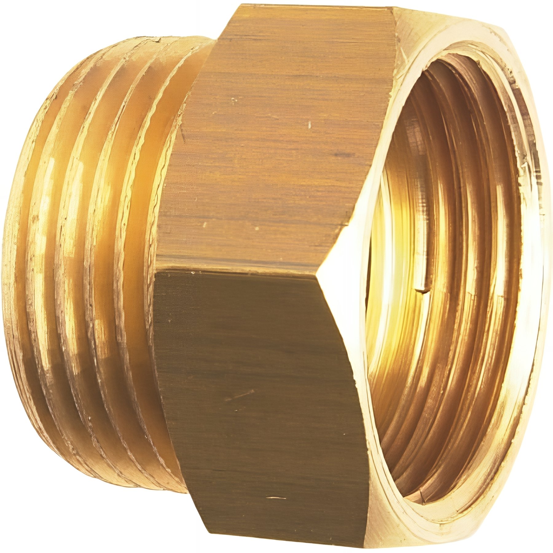 PACK de 10 Mamelons egaux a visser male femelle laiton diamètre 3/8" (12x17)