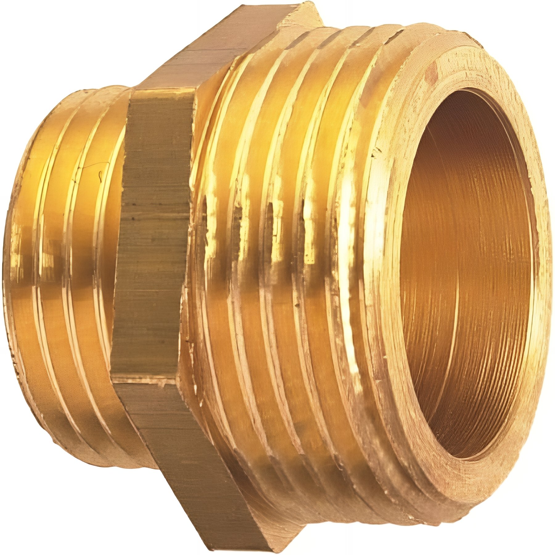 PACK de 10 Reductions laiton a visser male male diamètre 5/8" diamètre 1/2" (15x21)