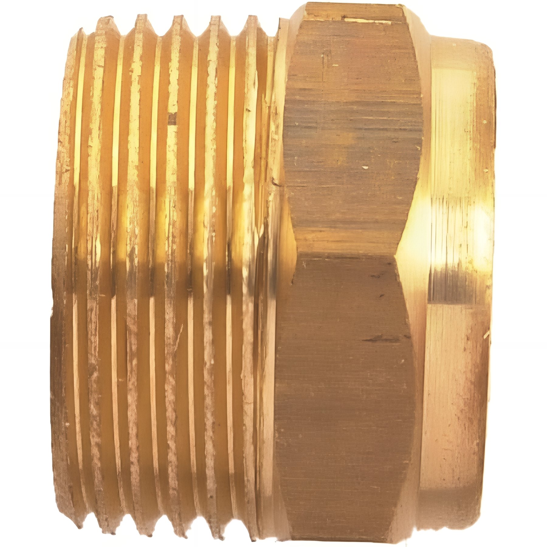 PACK de 10 Reductions laiton a visser male diamètre 3/4" (20x27) femelle diamètre 1/2" (15x21)