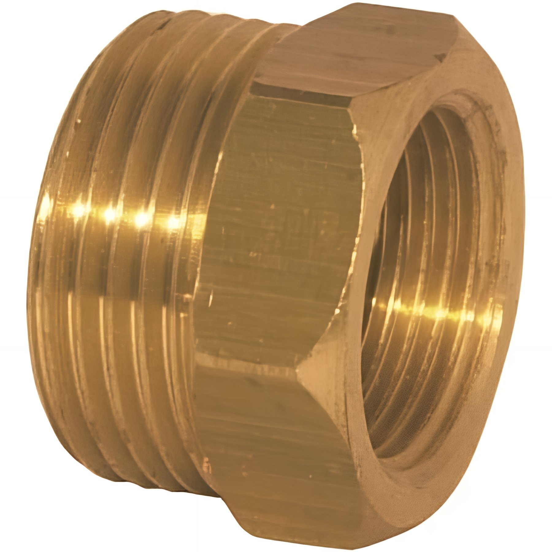 PACK de 10 Reductions laiton a visser avec butee male diamètre 1/2" (15x21) femelle diamètre 3/8" (12x17)