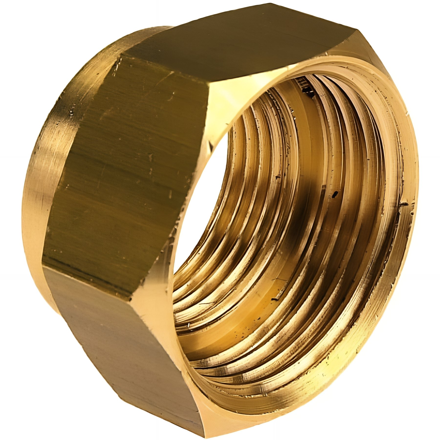 PACK de 10 Reductions laiton a visser femelle femelle diamètre 1/2" (15x21) diamètre 3/8" (12x17)