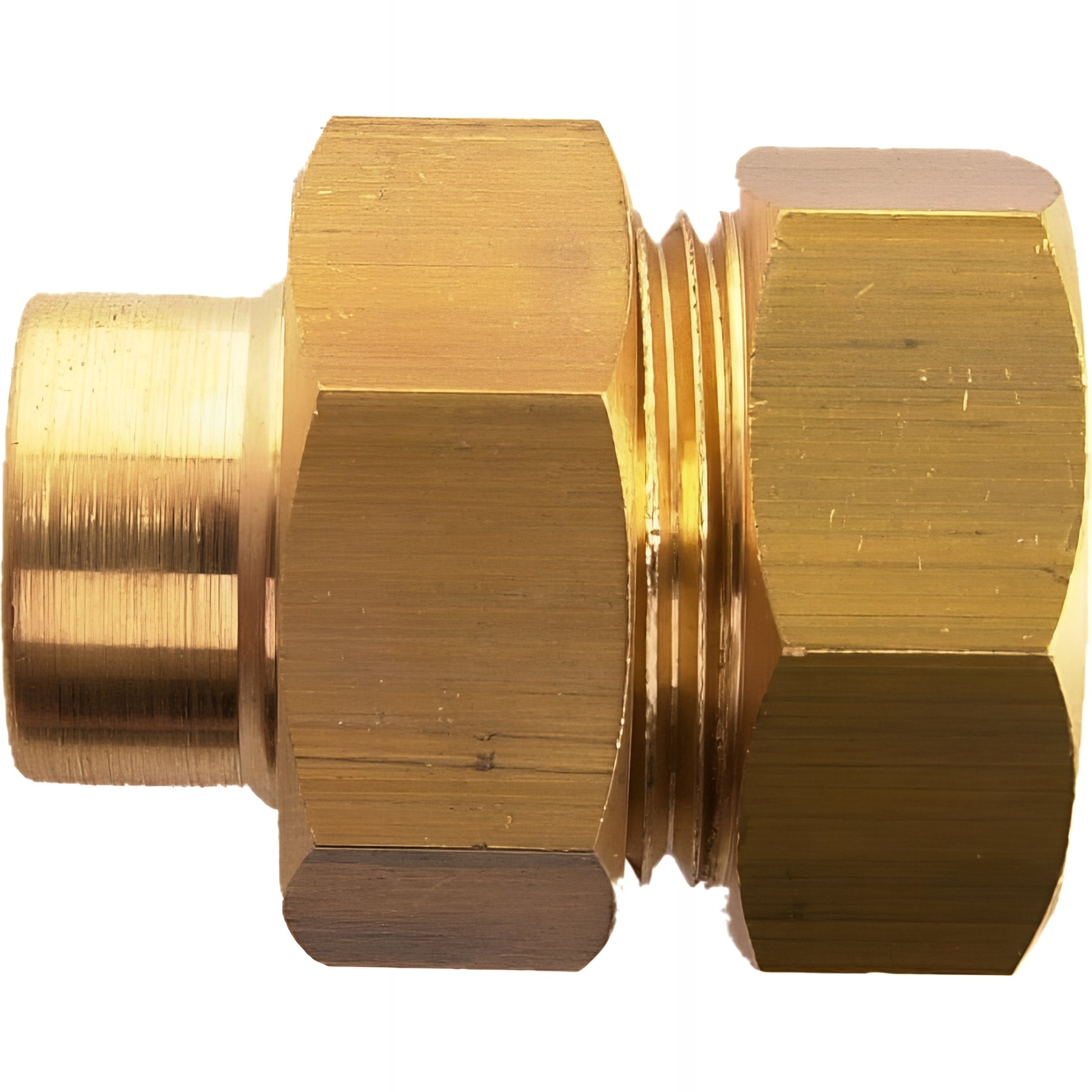 PACK de 10 Unions 3 pieces conique laiton a souder femelle diamètre 3/8" (12x17) 14