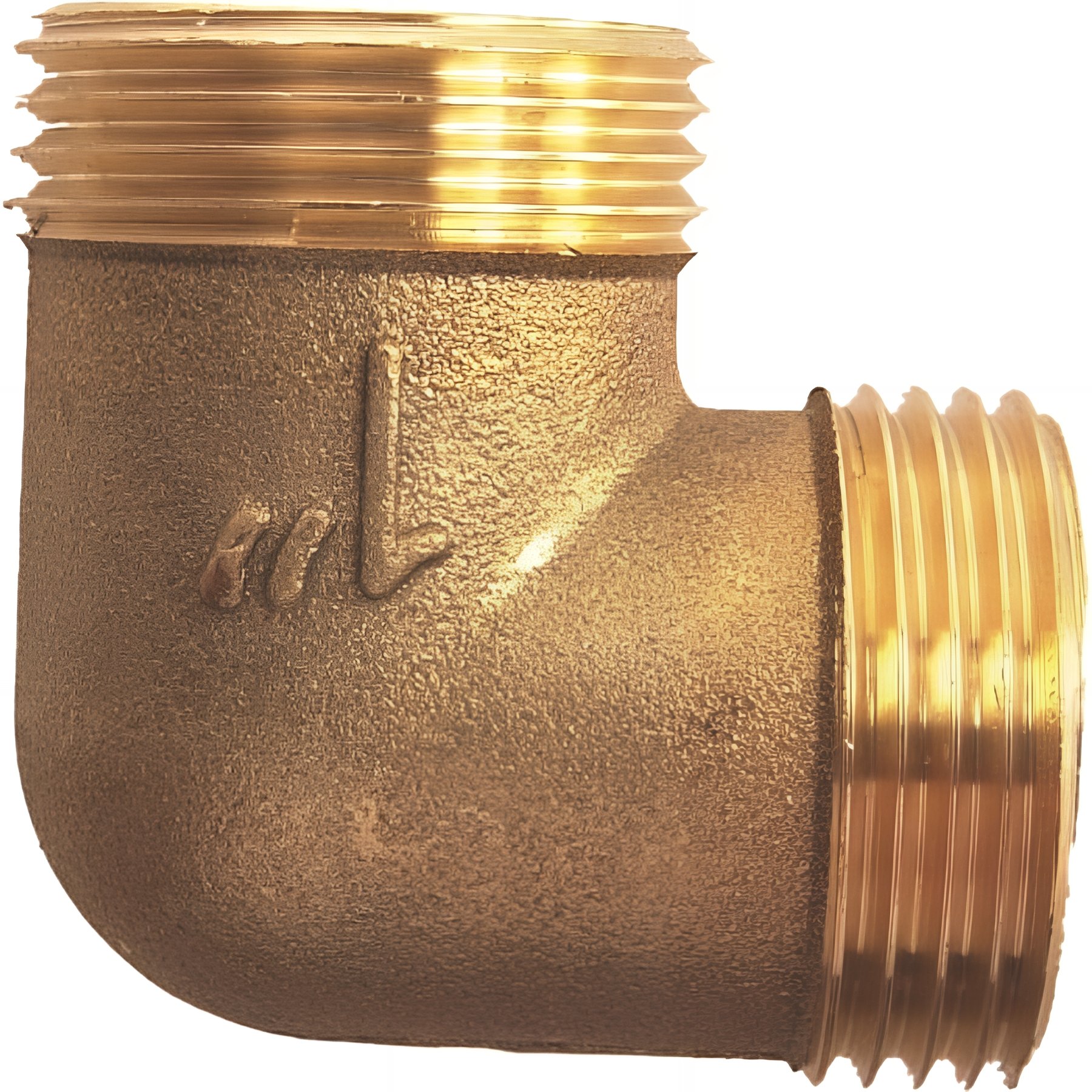 PACK de 10 Coudes 90 laiton a visser egaux male male diamètre 3/4" (20x27)