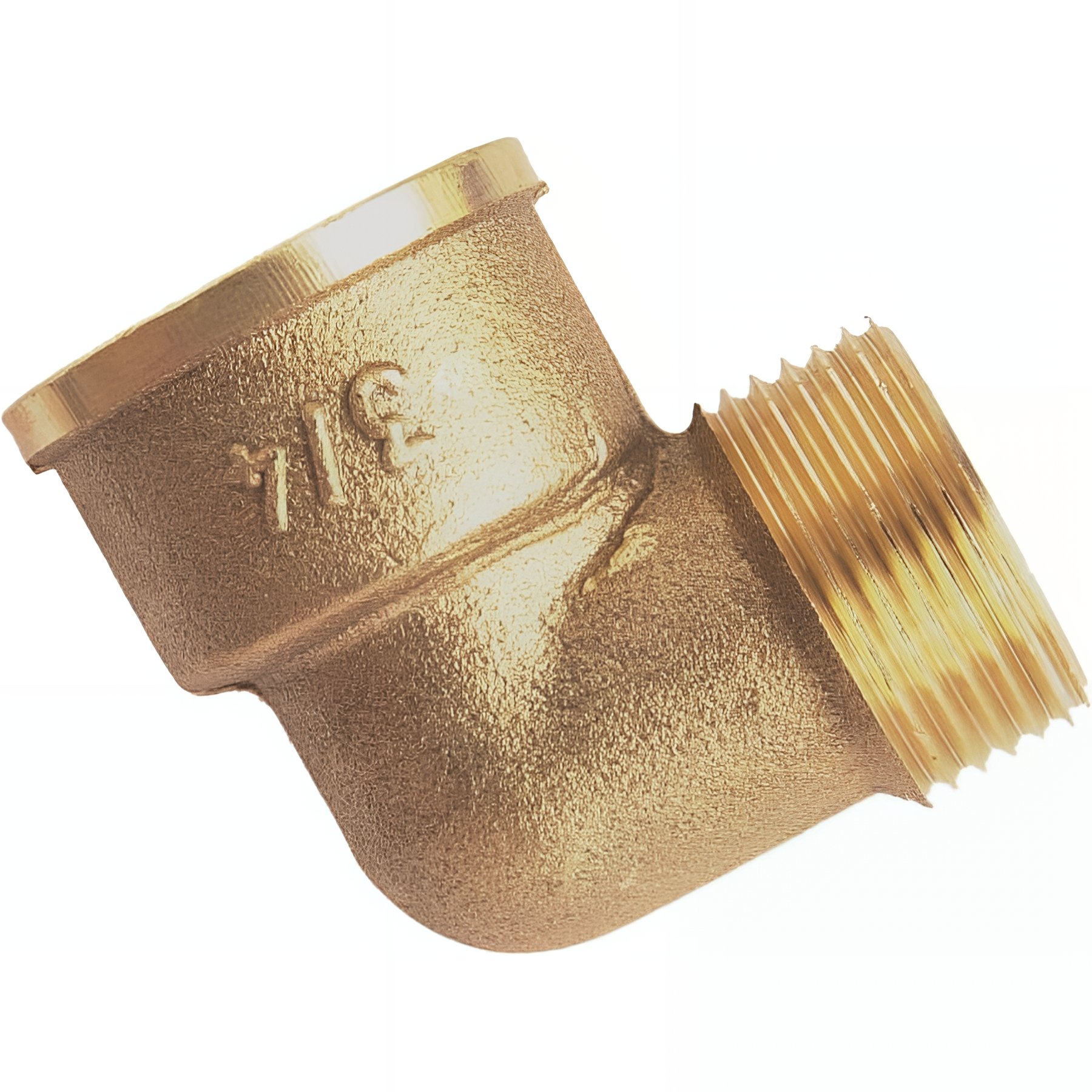 PACK de 10 Coudes 90 laiton a visser egaux male femelle diamètre 3/8" (12x17)