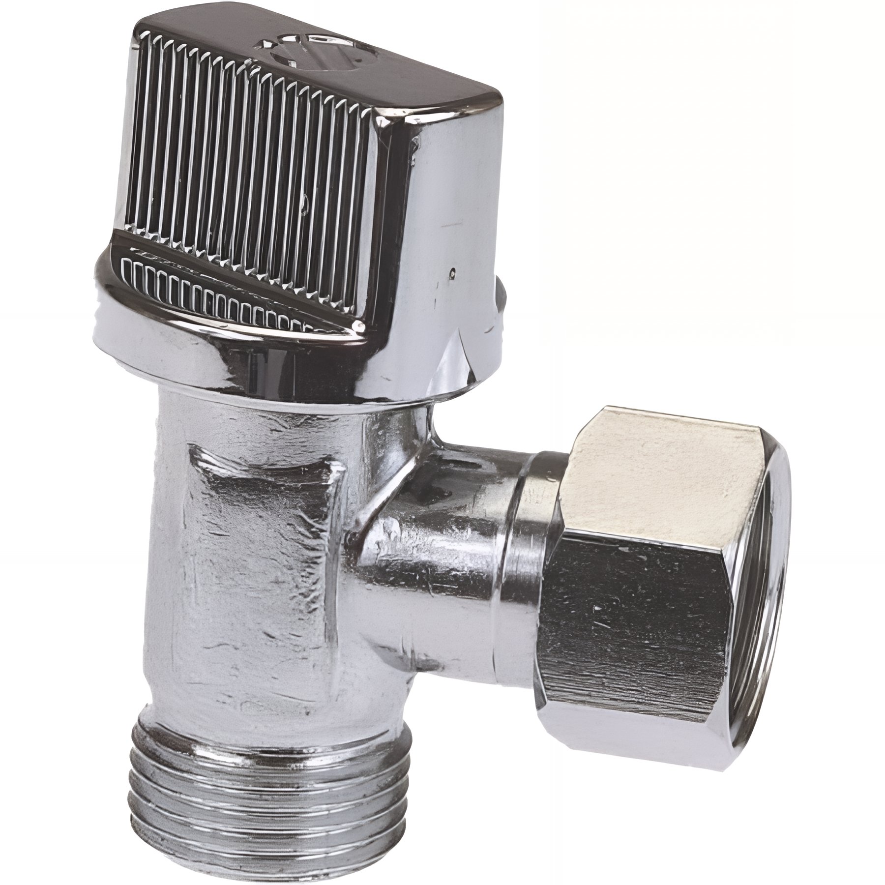 Robinet de chasse equerre 1/4 de tour diamètre 3/8" (12x17) chrome 