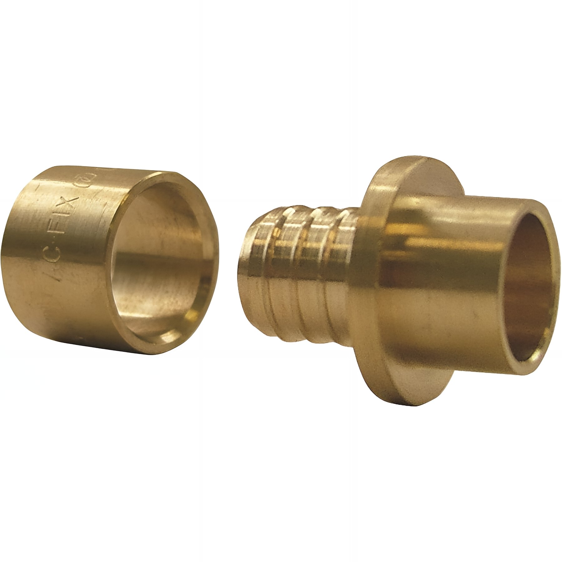 PACK de 10 raccords unions a glissement tout laiton pour tube PER-CUIVRE pour tube PER diamètre 16-14
