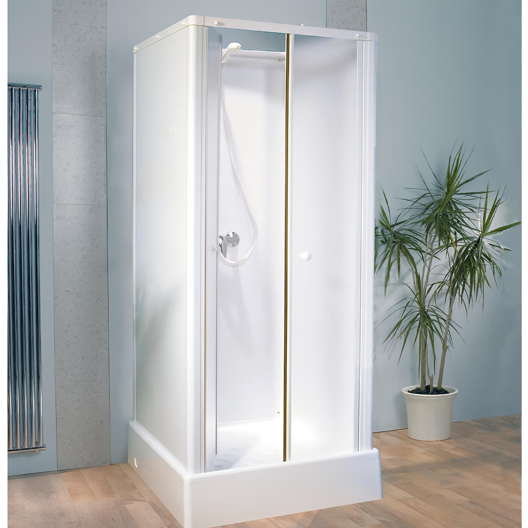 Cabine de douche kineprime delta 80x80 cm mécanique