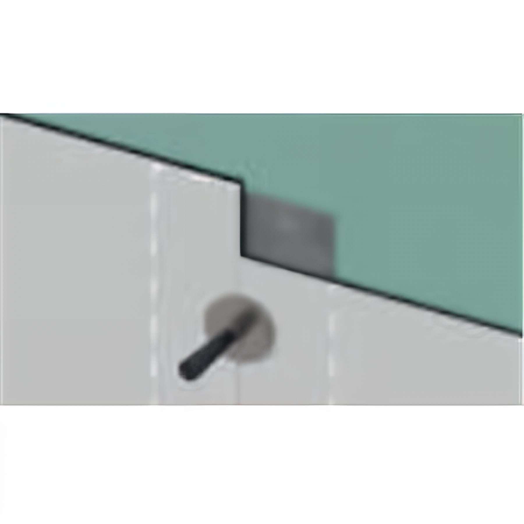 Bande métallique kinewall design kinwallband01 pour montage de 2 panneaux en alignement sans profilé