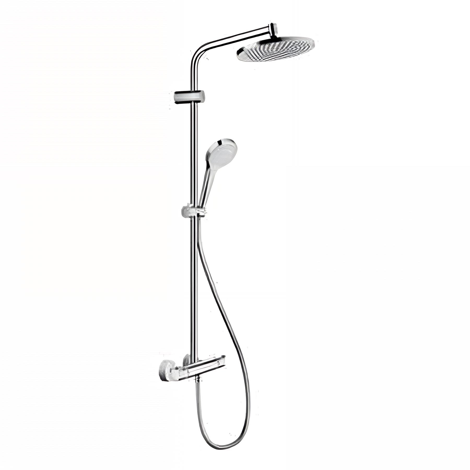 Colonne de douche hansgrohe thermostatique chromé