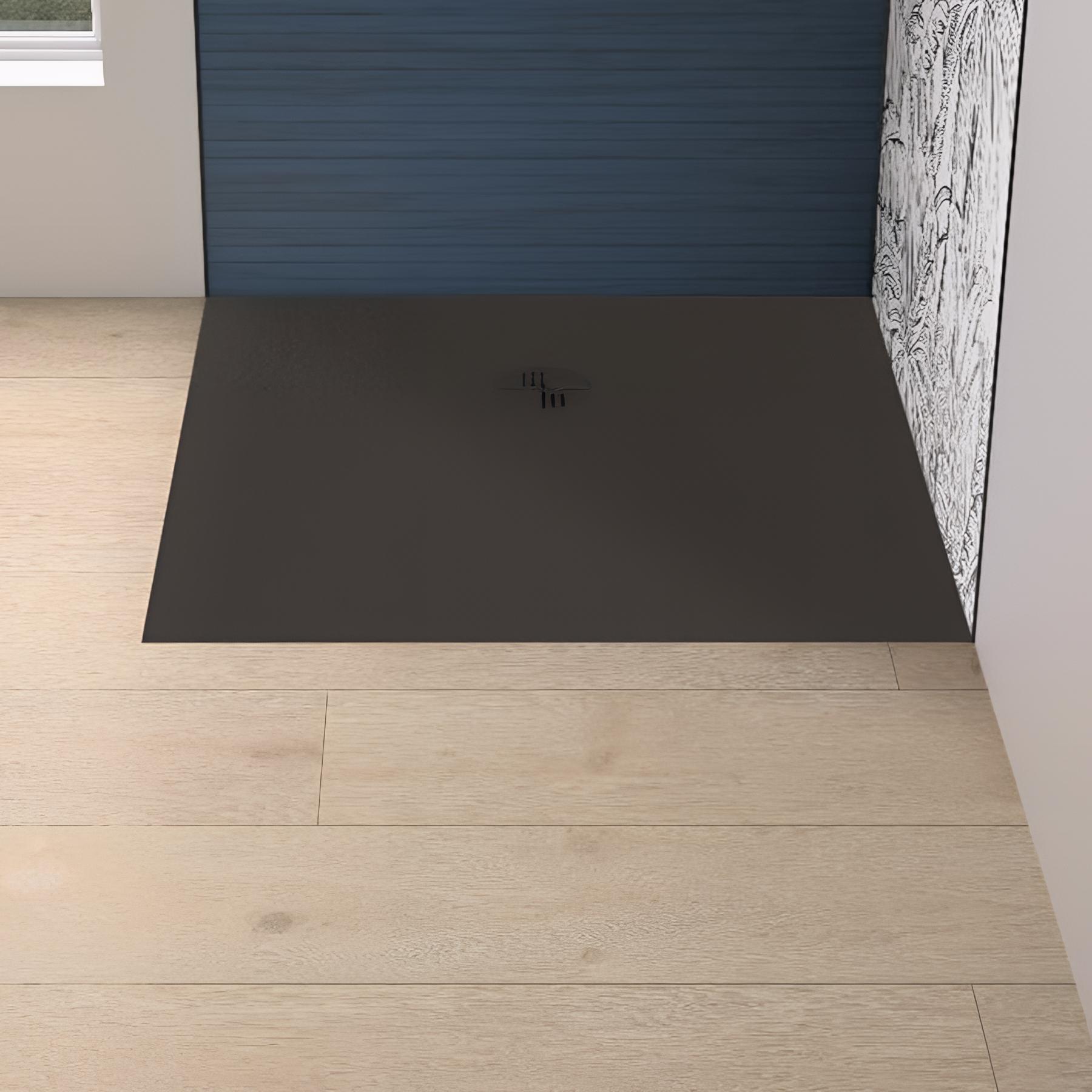 Receveur de douche kineline noir 80x80 cm