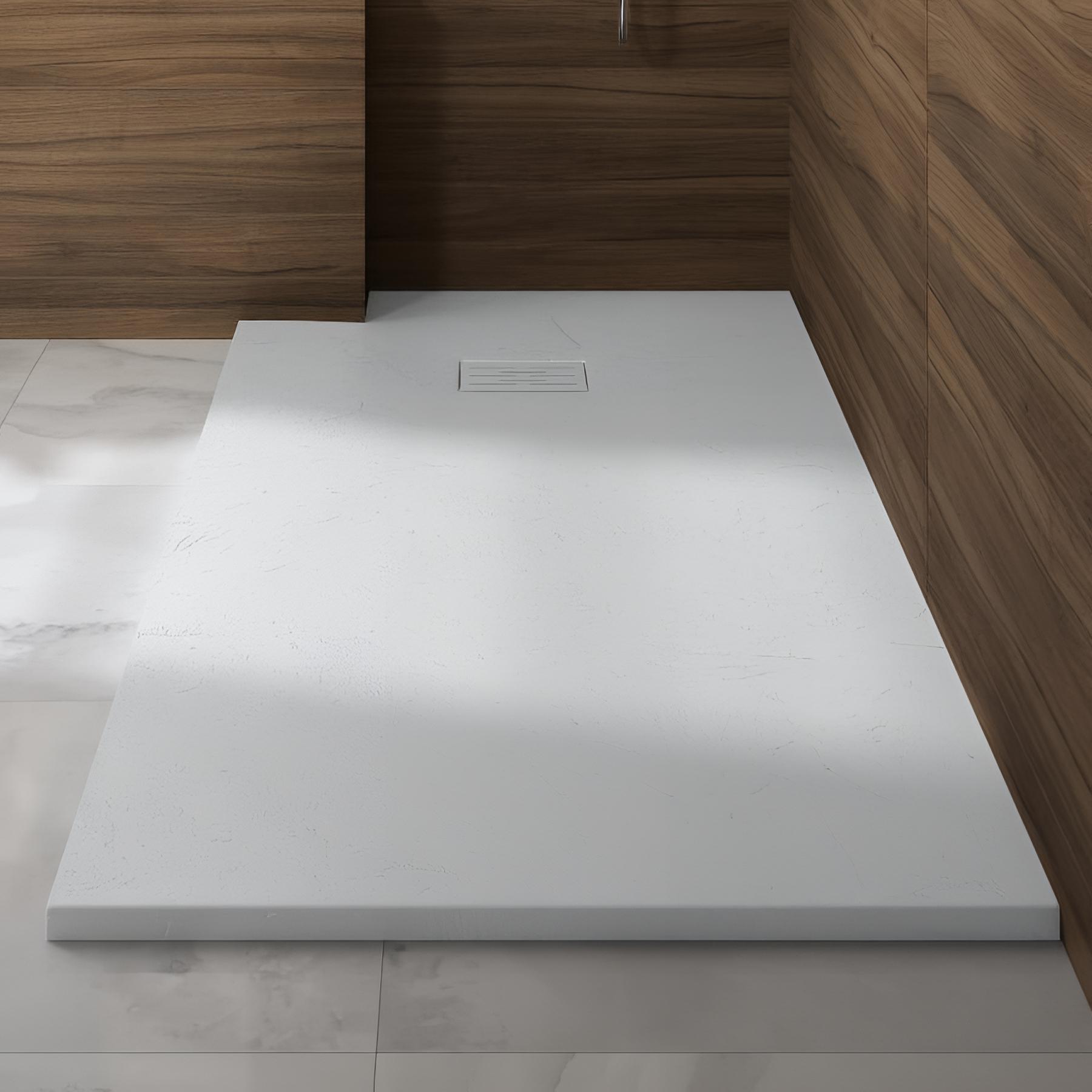 Receveur de douche kinerock evo blanc 180x100 cm