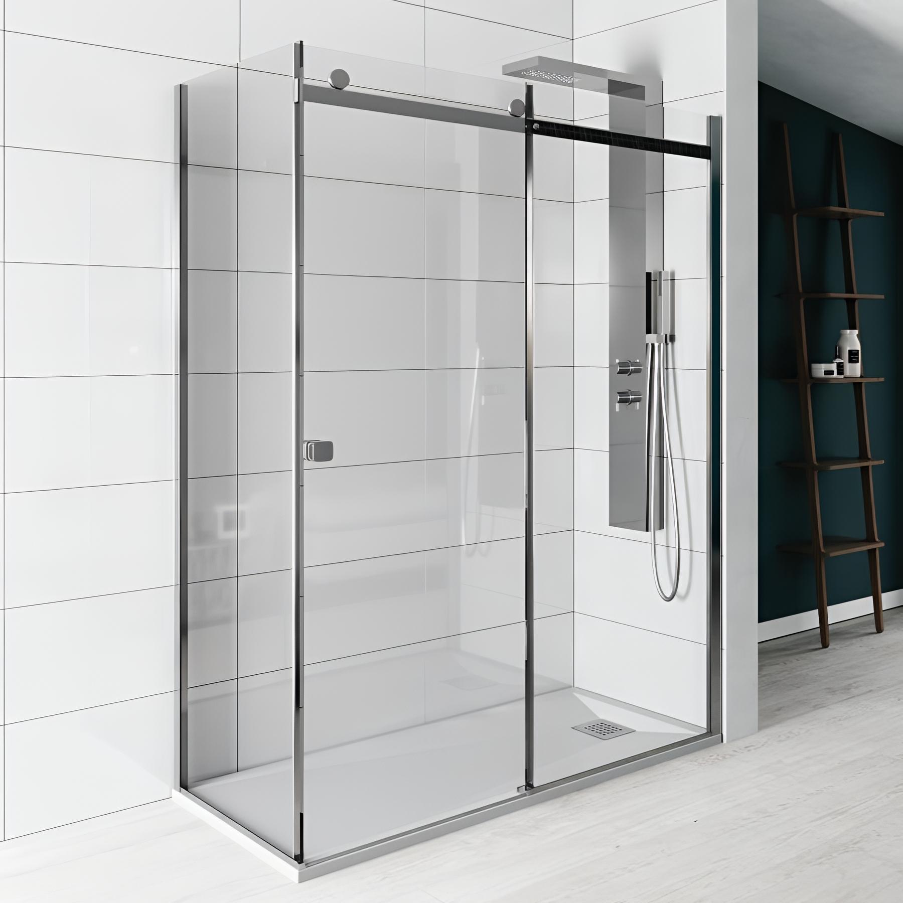 Porte de douche et paroi kinestyle c+f 100x80 cm