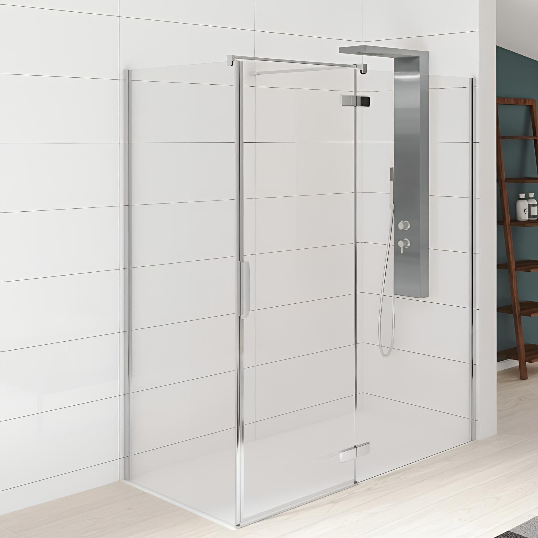 Porte de douche kinestyle p+f 70 cm charnières à droite