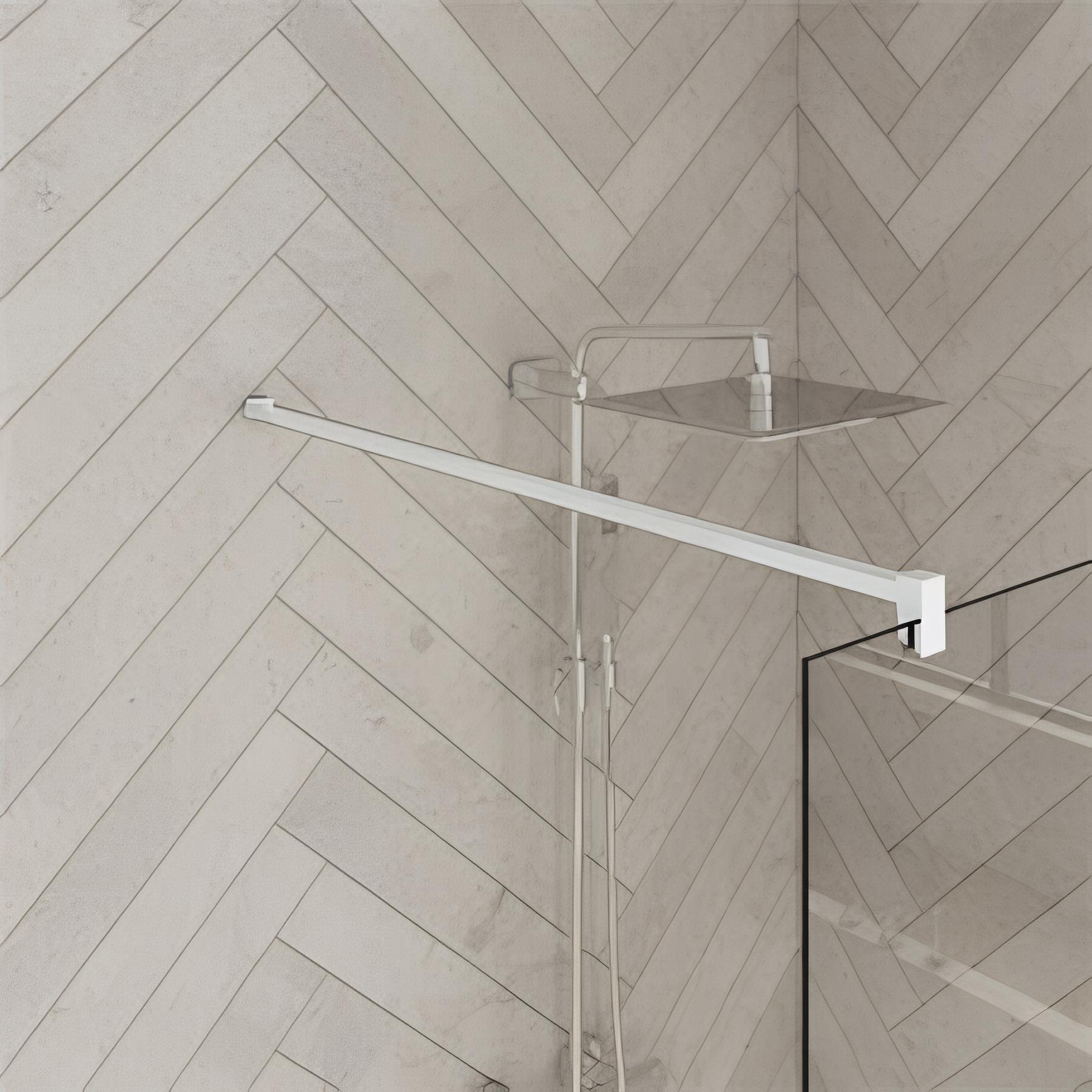 Barre droite inox blanc
