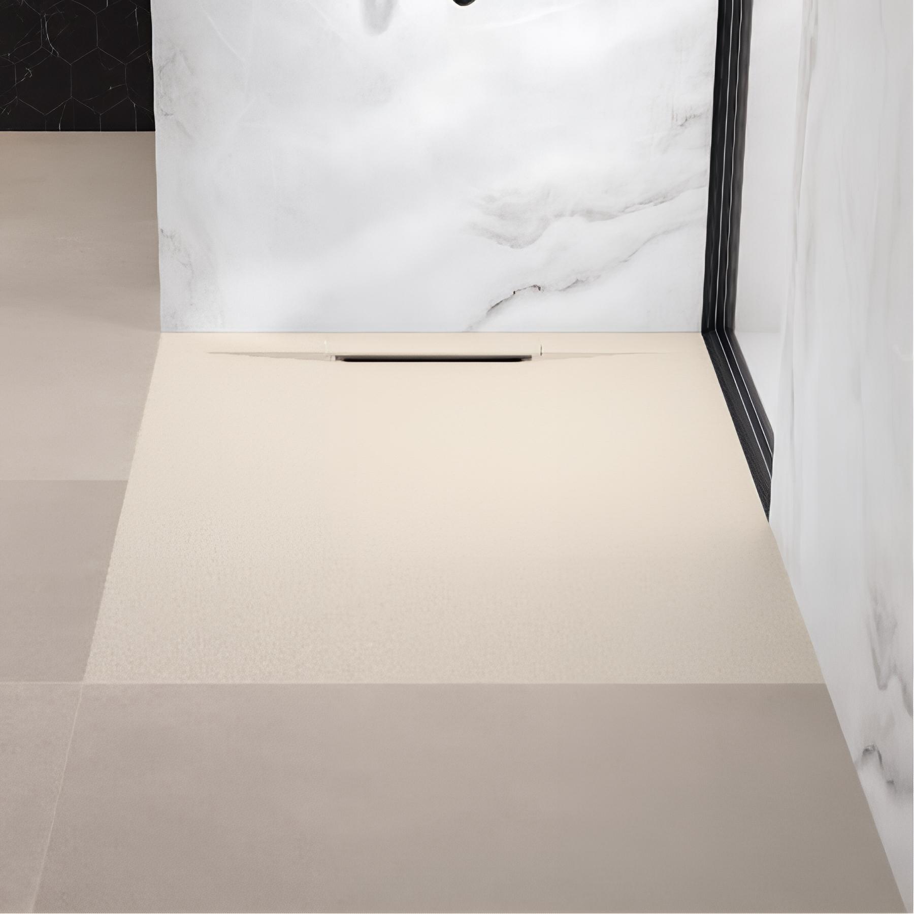 Receveur de douche kineline sable 140x90 cm