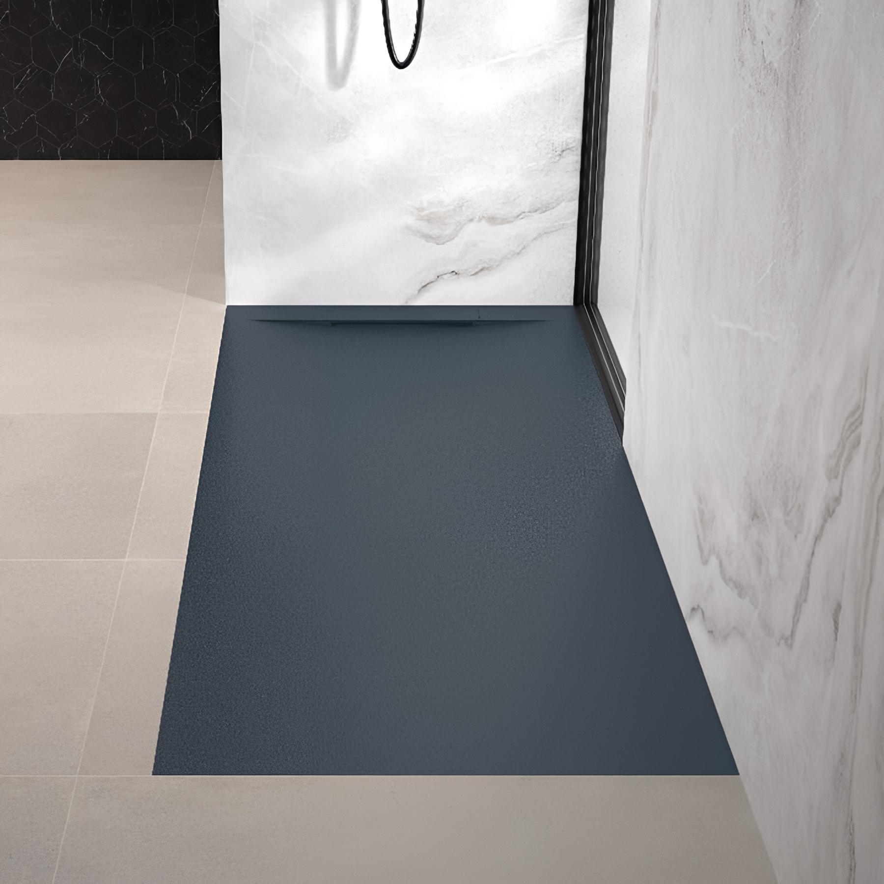 Receveur de douche kineline gris anthracite 160x80 cm