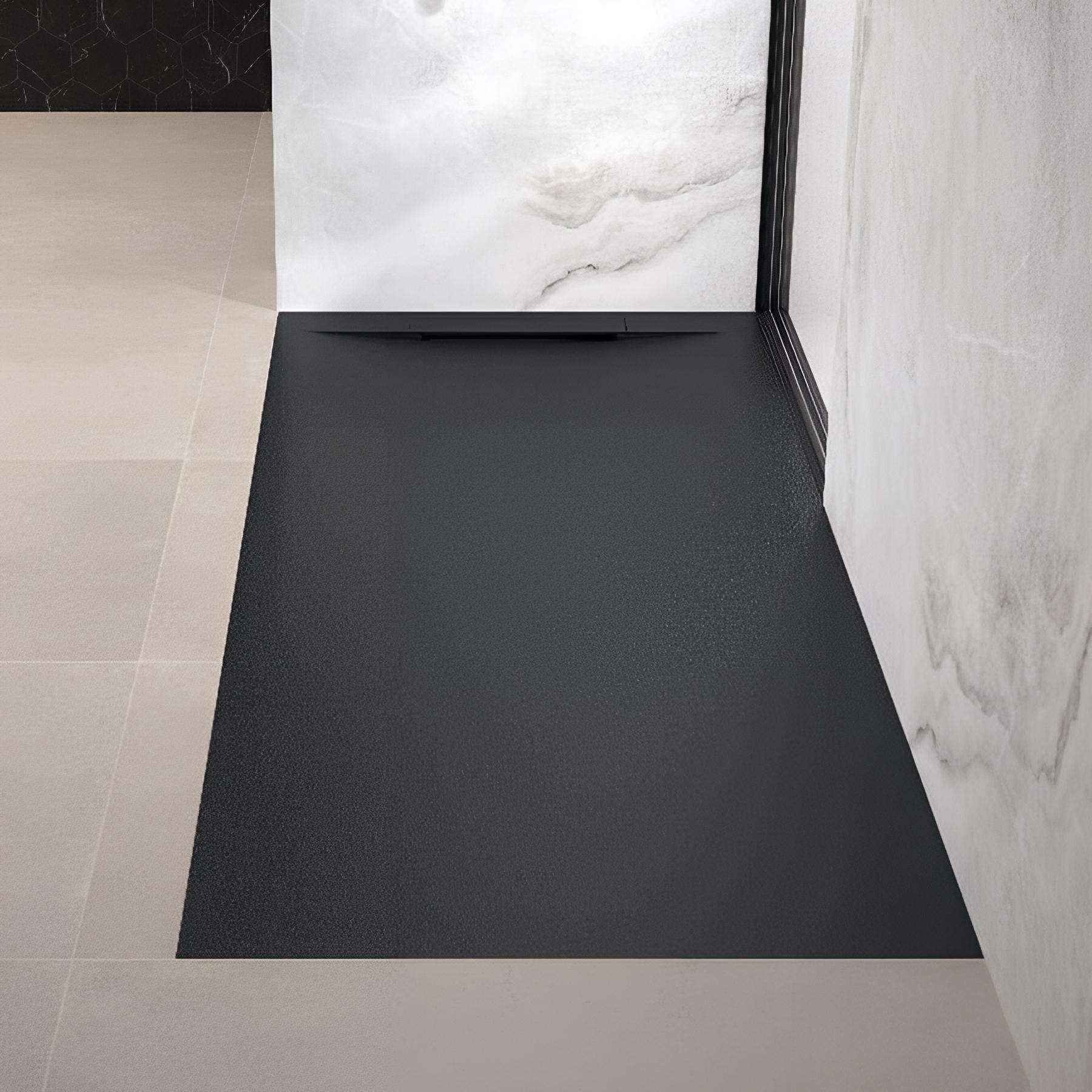 Receveur de douche kineline noir 160x80 cm