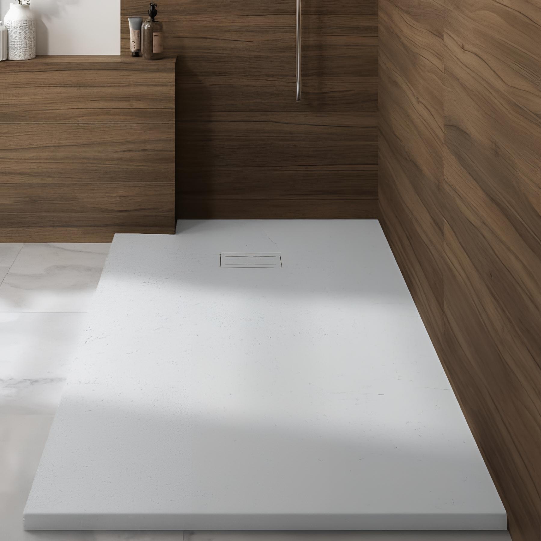 Receveur de douche kinerock evo blanc 200x80 cm