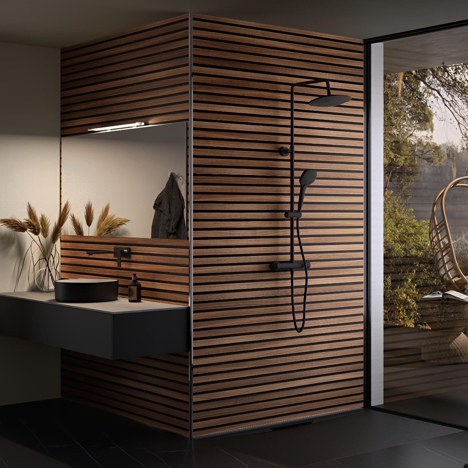 Panneau de douche kinewall design 100x202 cm claustra pm385-destock