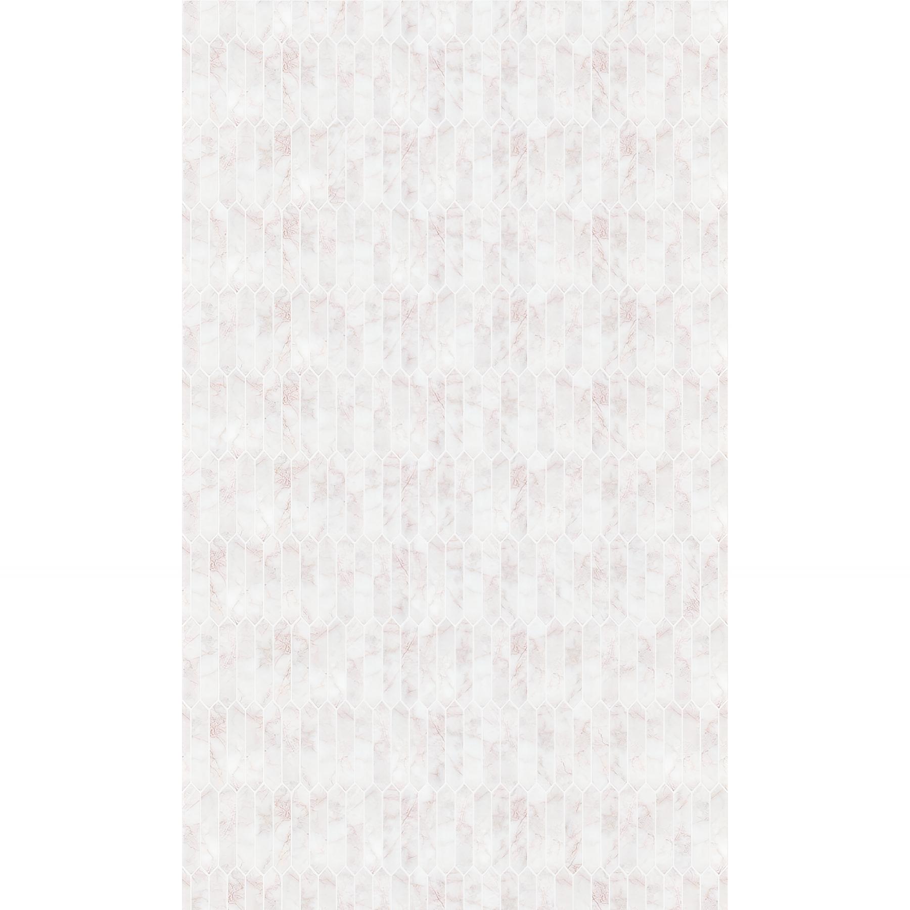 Panneau de douche kinewall design 100x202 cm crayons marbre rose