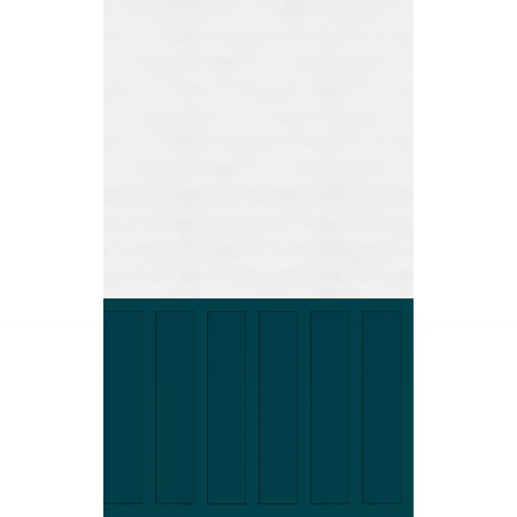 Panneau de douche kinewall design 100x202 cm mixte bleu nuit + enduit blanc