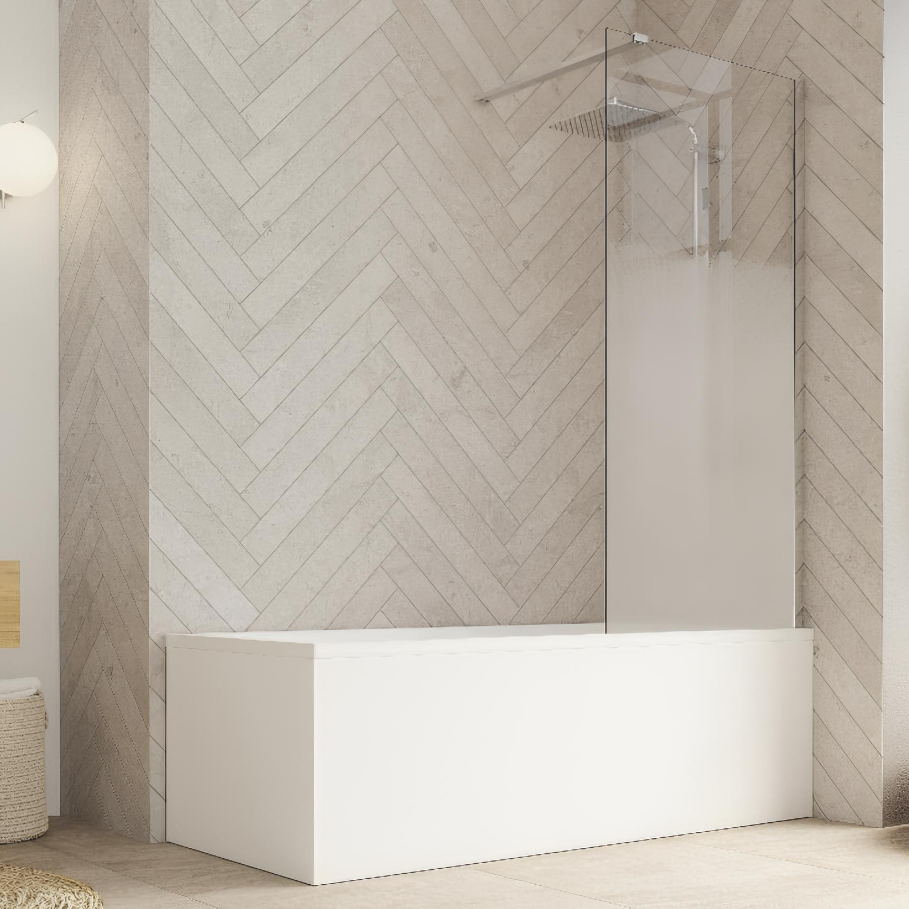 Pare-baignoire hydra transparent 80x148 cm