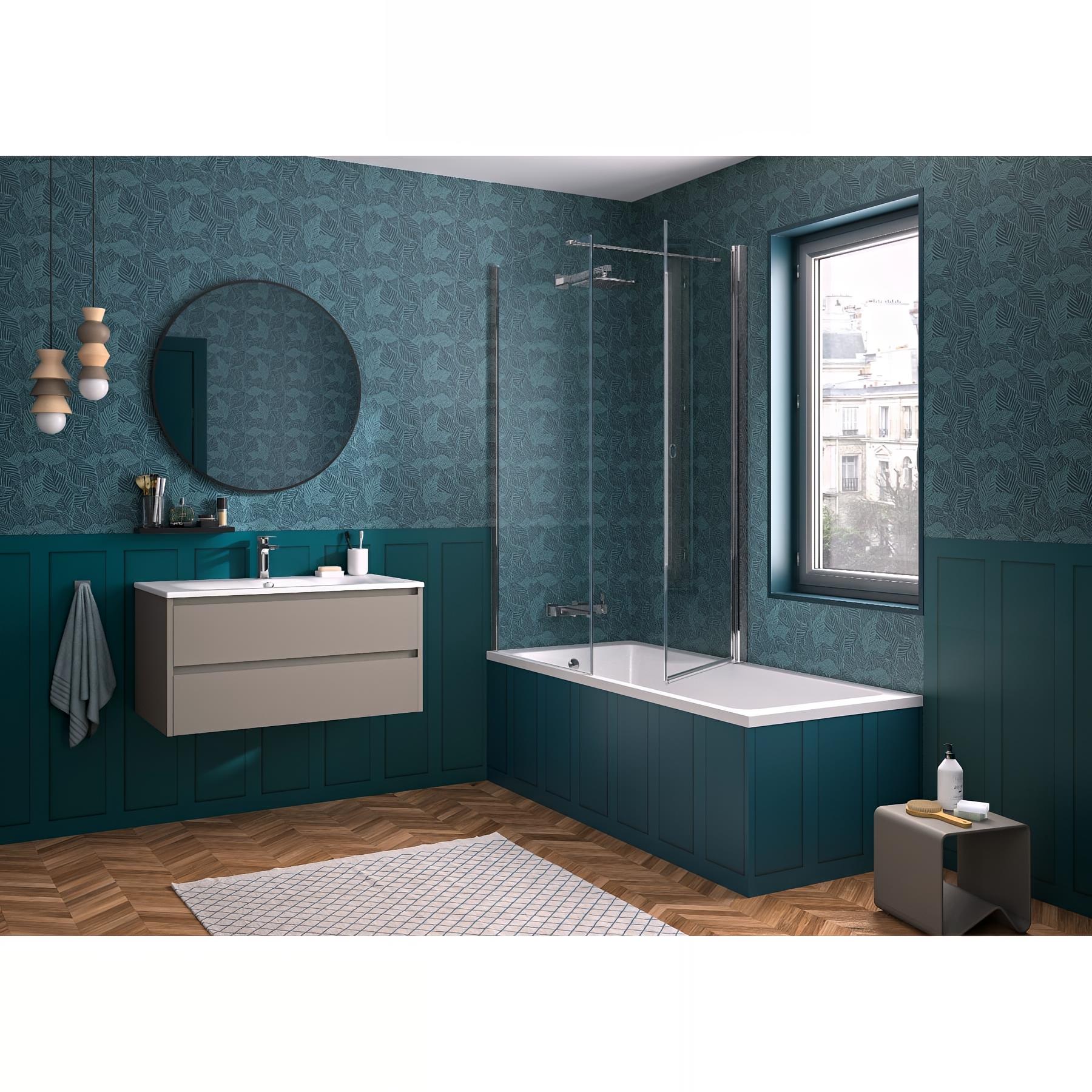 Pare-baignoire orion transparent 70x150 cm