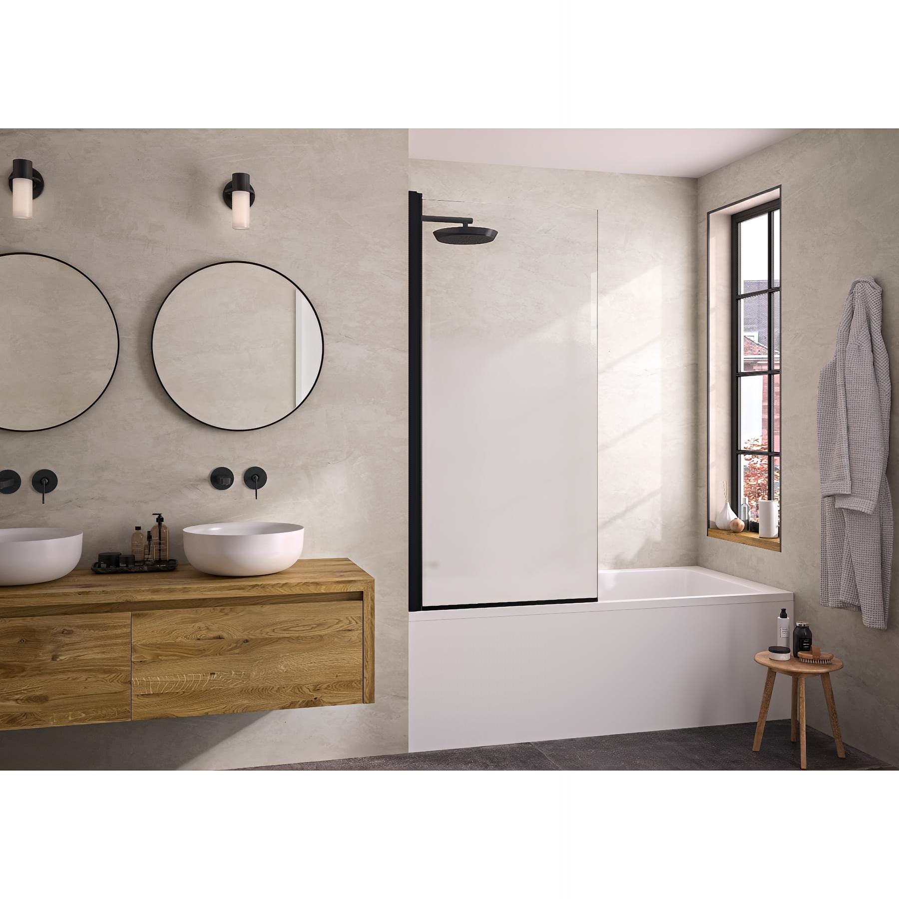 Pare-baignoire lyra transparent 80x150 cm