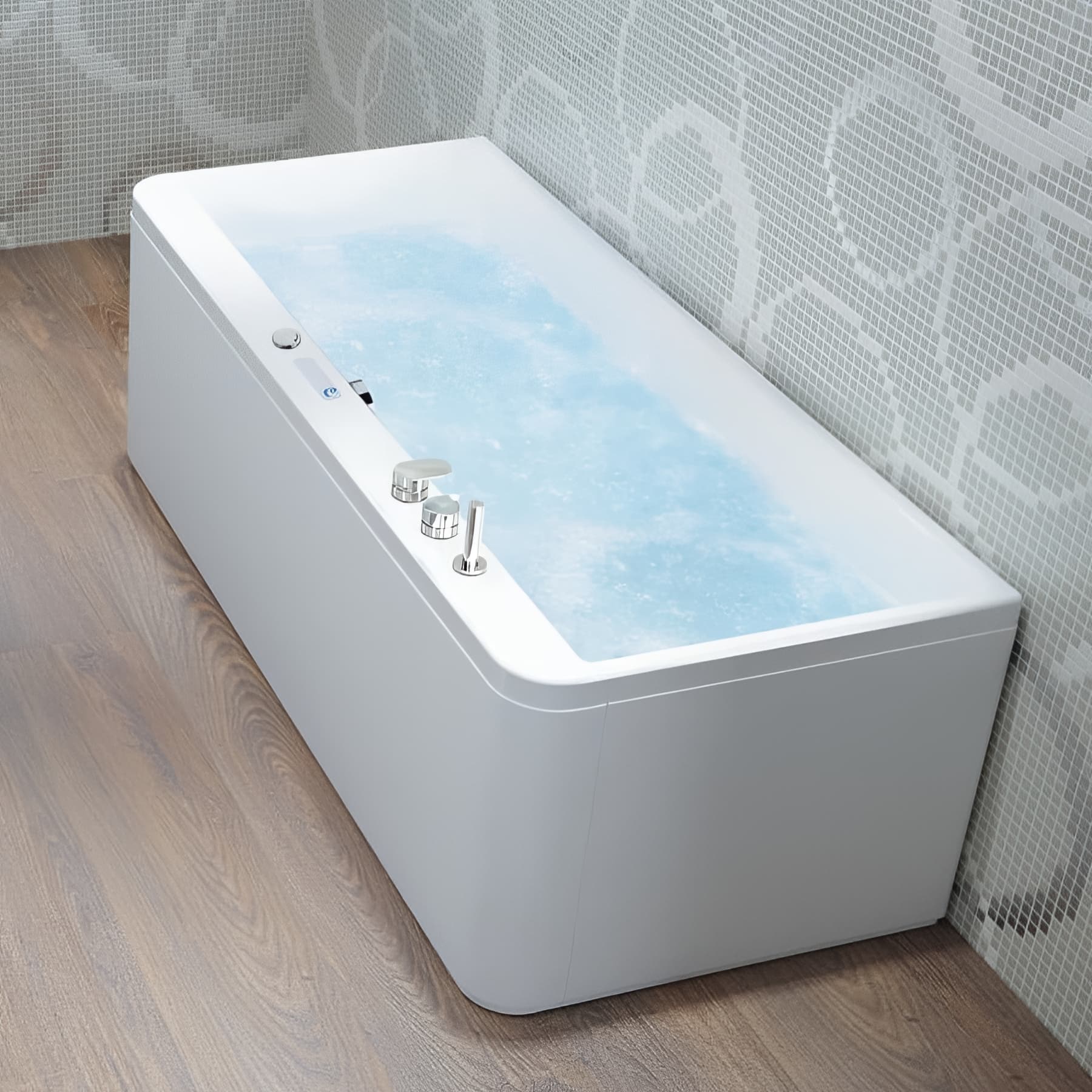 Façade de Tablier en acrylique BIOCRYL 160 blanc mat pour baignoires ZUMBA