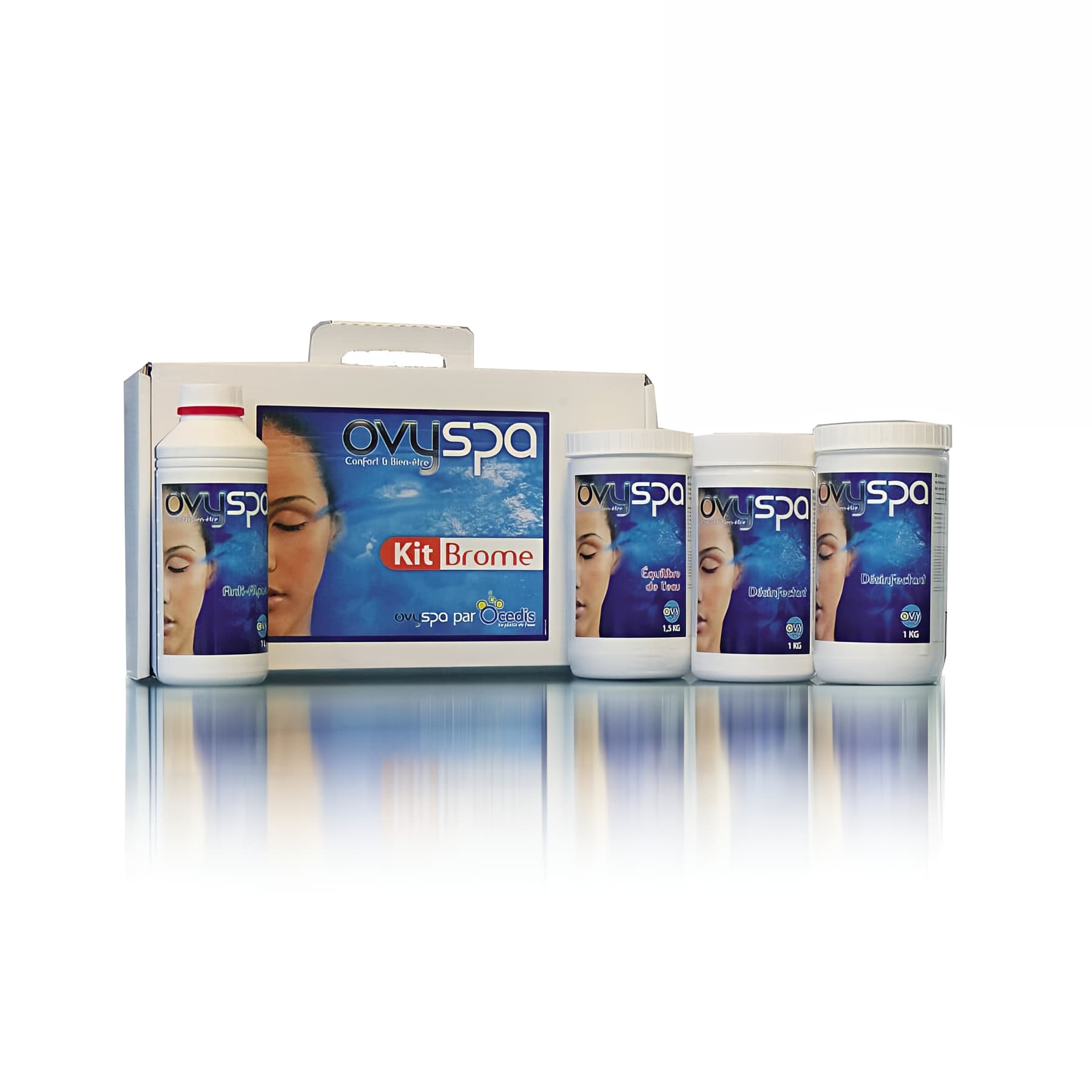Kit d'entretien spa au chlore