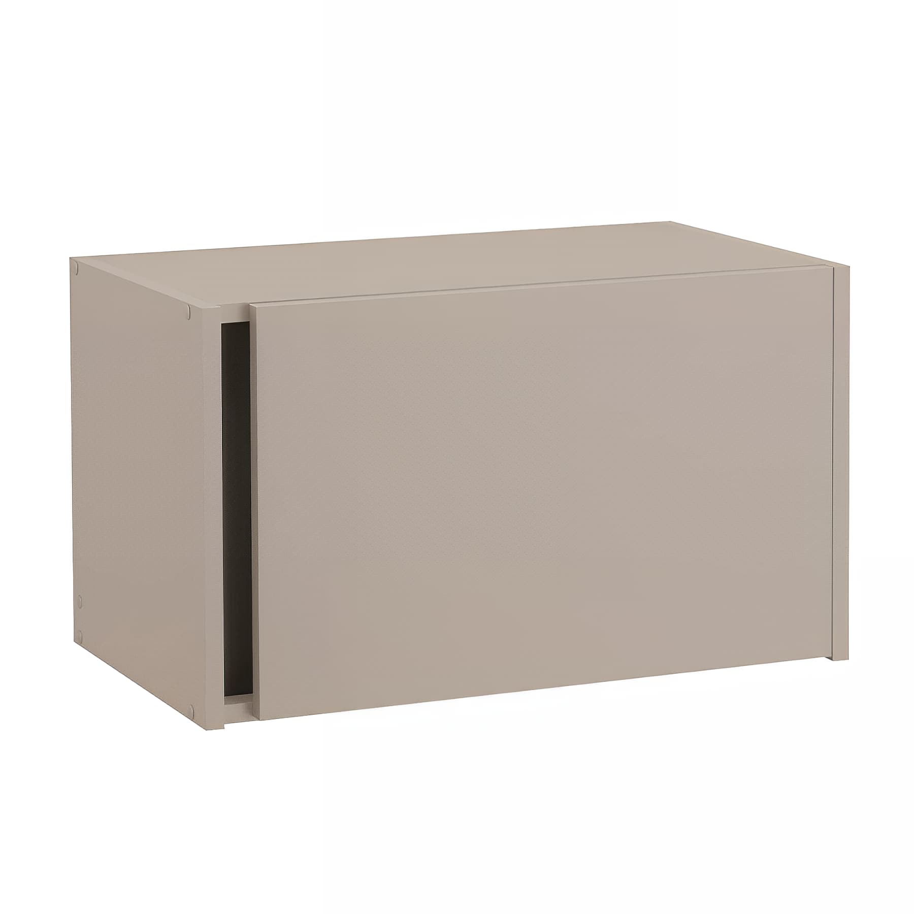 Meuble haut URBAN, mélaminé ARGILE 16 mm, L60cm, 1 abattant