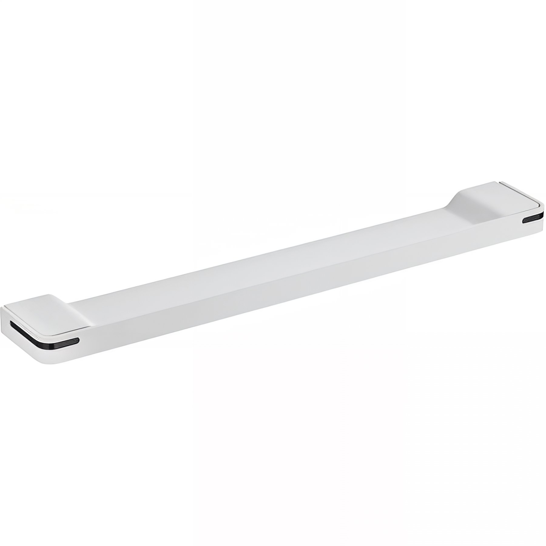 Tablette de lavabo Gamme PRO PELLET 550 mm aluminium plié thermolaqué blanc mat