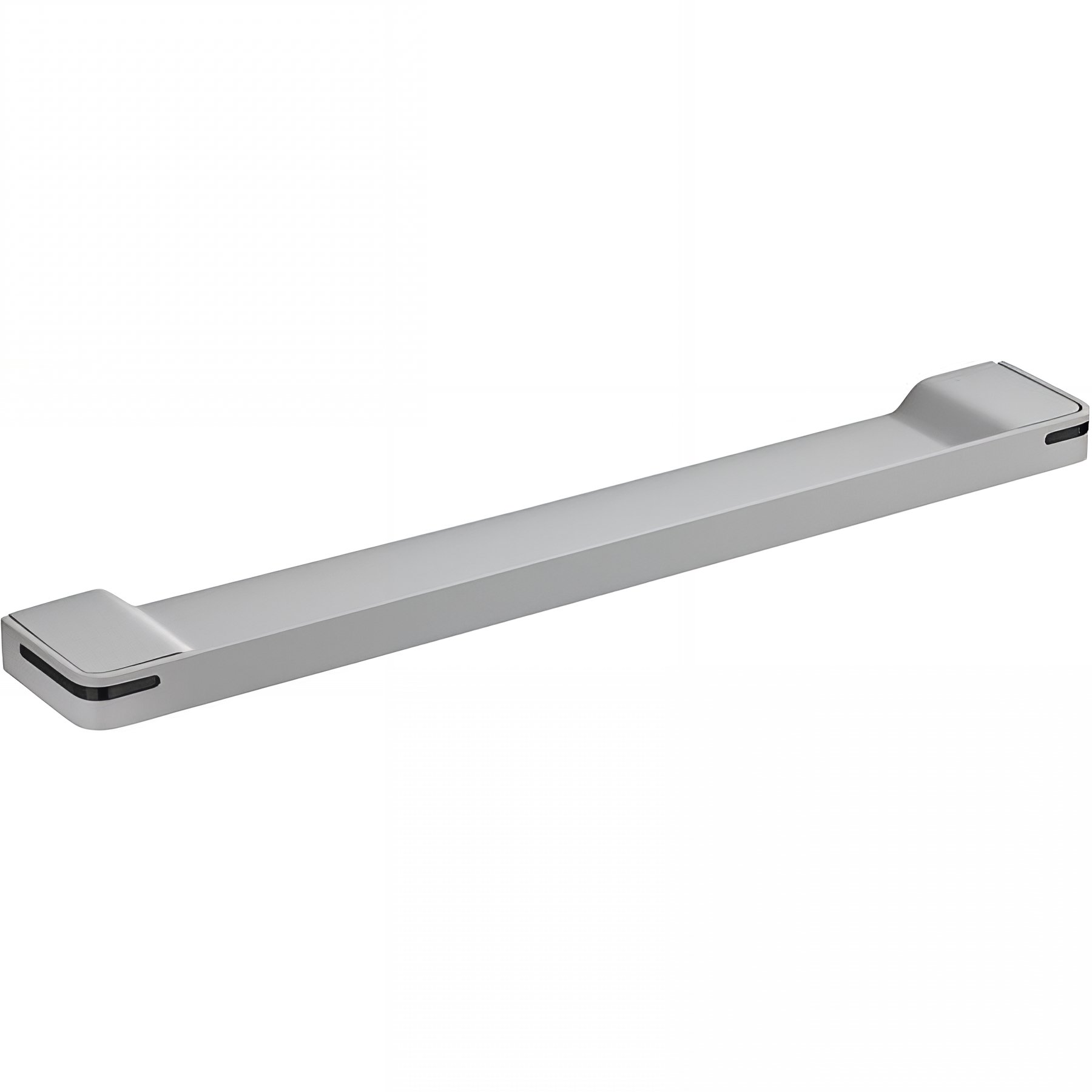 Tablette de lavabo Gamme PRO PELLET 550 mm aluminium plié thermolaqué gris mat