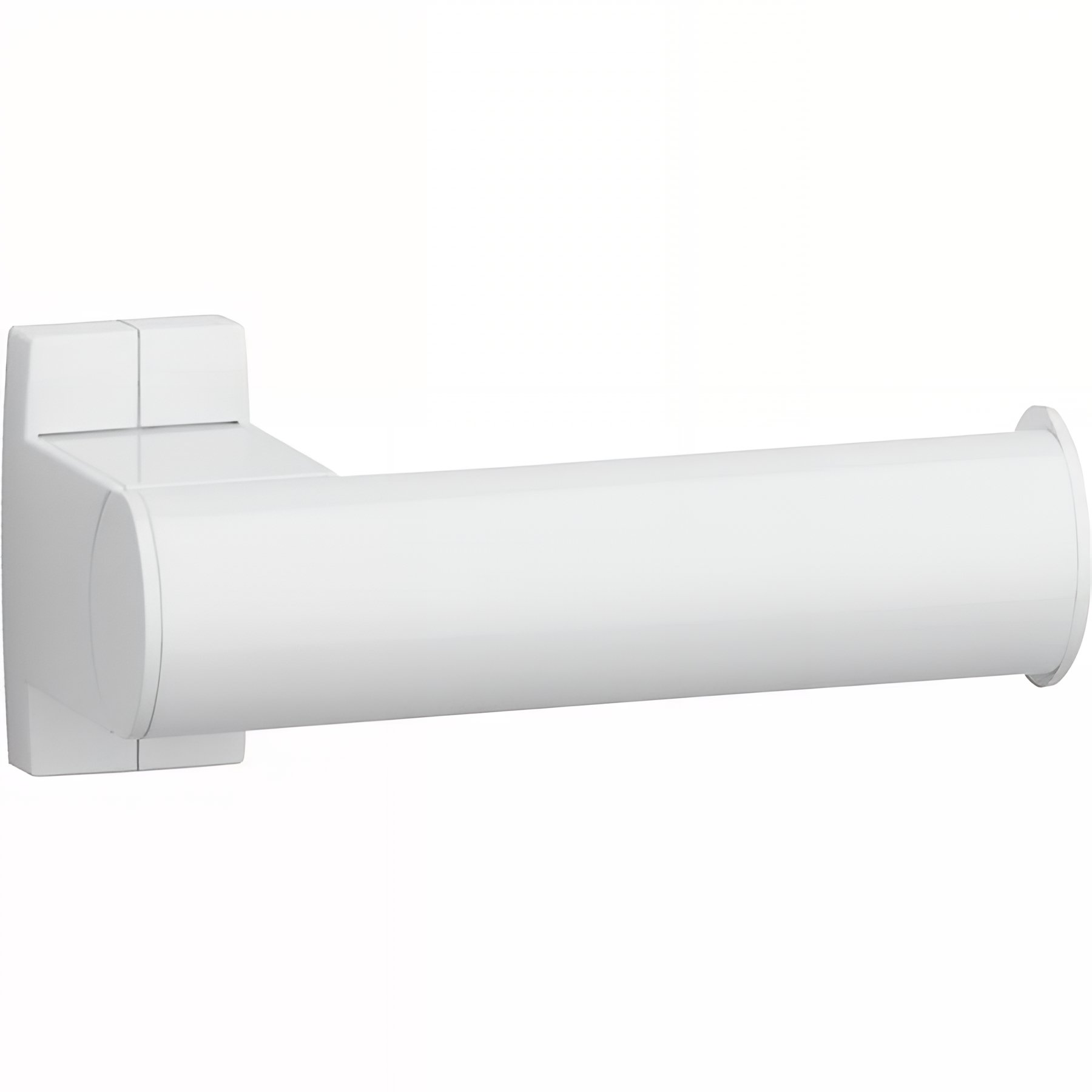 Distributeur papier WC Gamme PRO PELLET double 265x70x675 mm tube alu époxy blanc Ø 38x25 mm