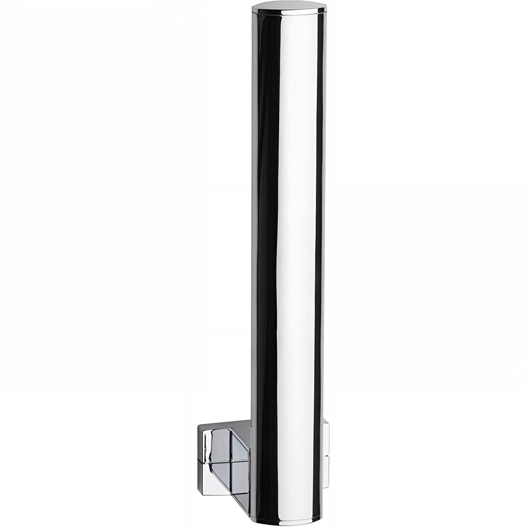 Réserve papier WC 265 x 70 x 675 mm tube aluminium anodisé Ø 38x25 mm