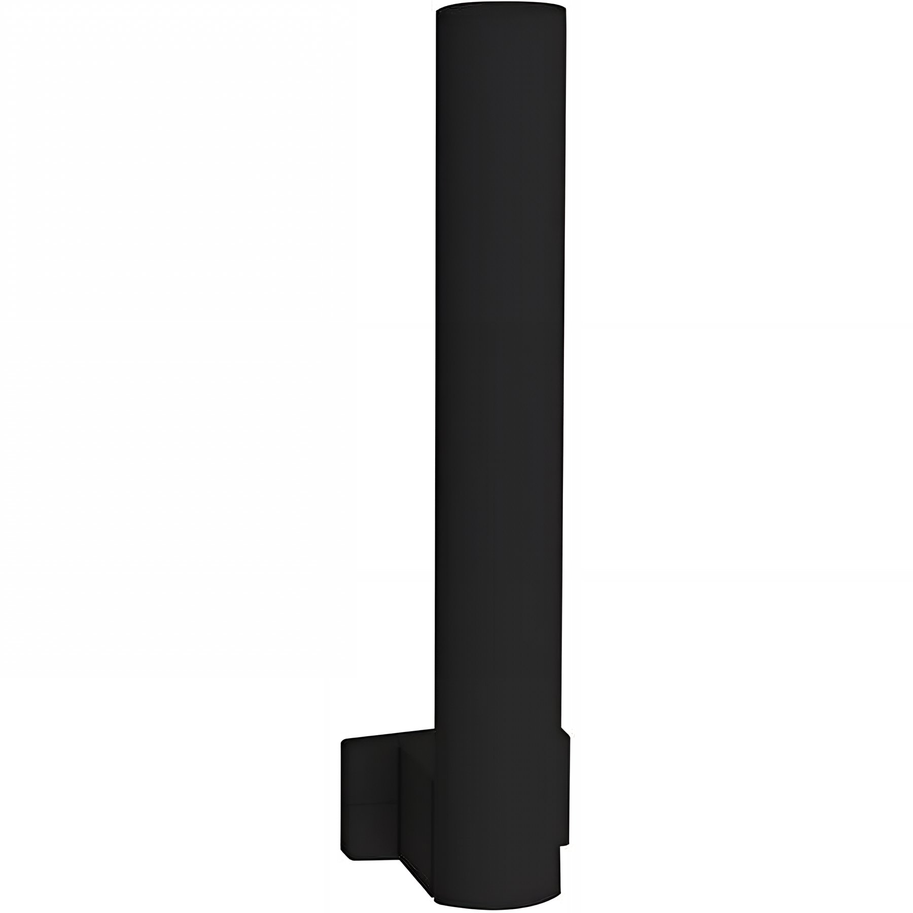 Réserve papier WC 2 rouleaux 265x70x675 mm tube alu époxy anthracite Ø 38x25 mm