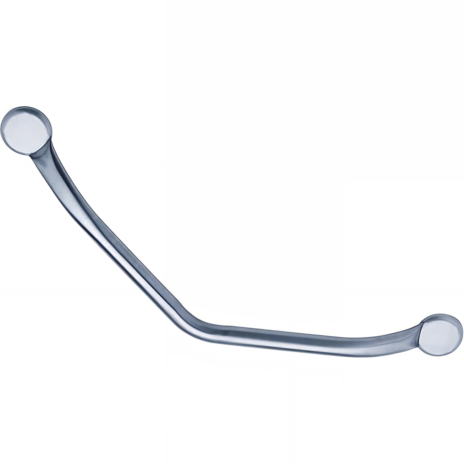 Barre PMR d'appui normes handicapé Gamme PRO PELLET coudée 135° symétrique 330x330mm tube inox 304 brossé Ø 25 mm