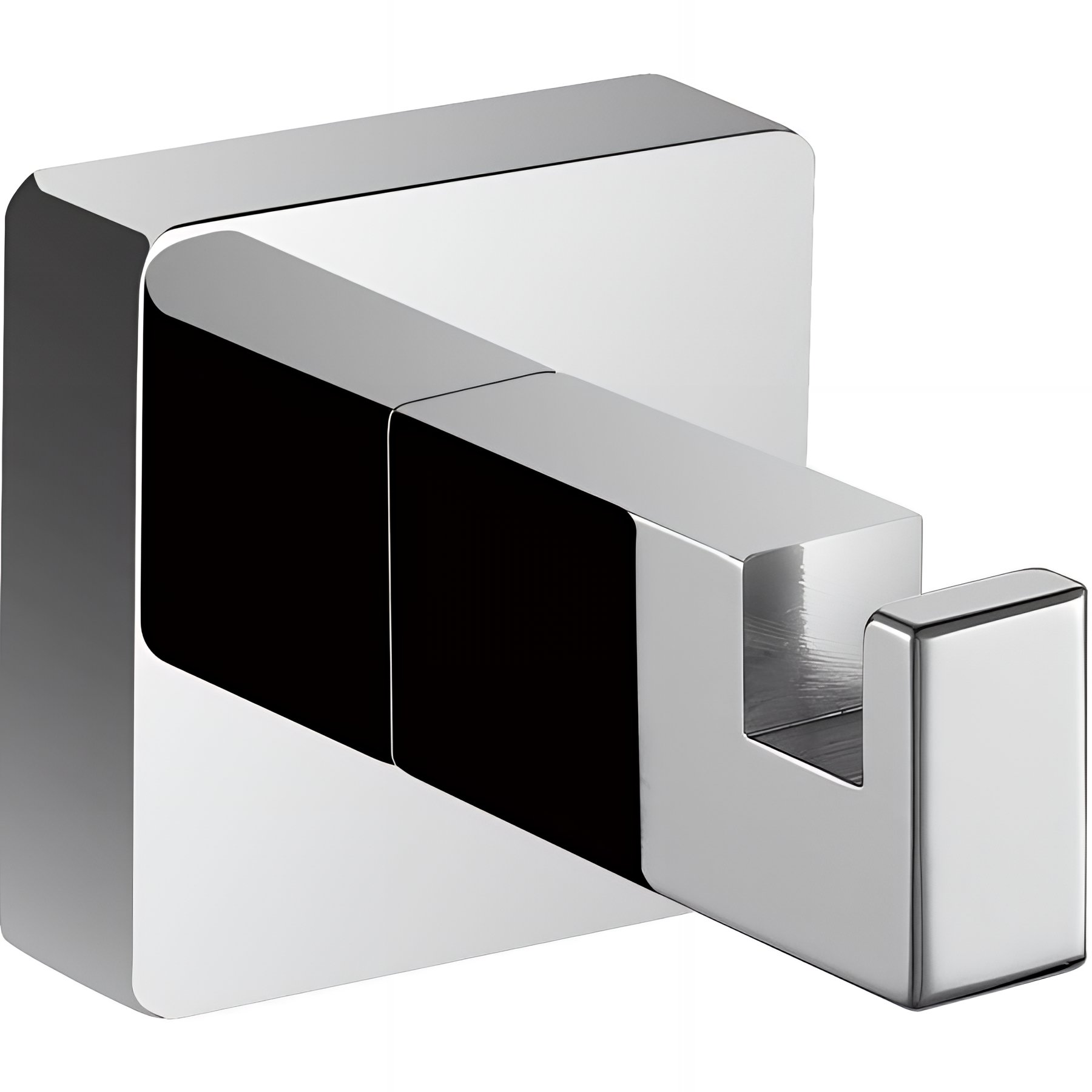 Porte-peignoir Gamme PRO PELLET 1 tête CUBIC L38 x P51 x H38 mm en laiton chromé