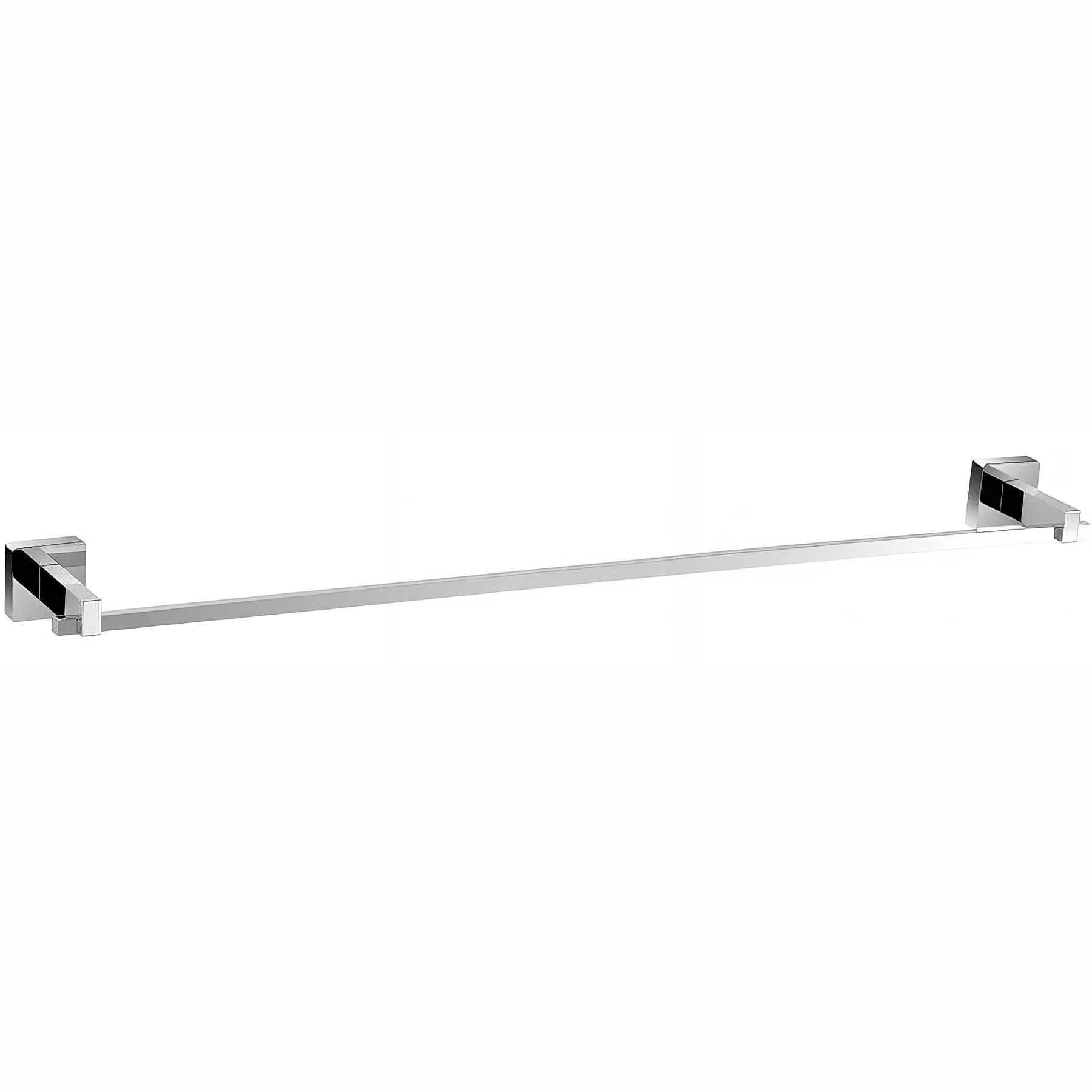 Porte-serviettes Gamme PRO PELLET 1 barre fixe CUBIC L601 x P70 x H38 mm en laiton chromé