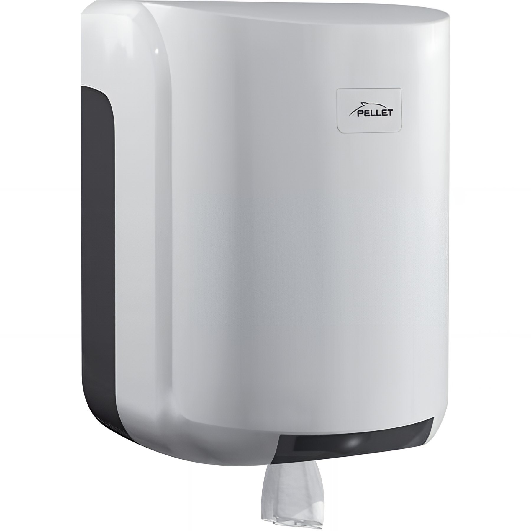 Distributeur papier essuie-mains Gamme PRO PELLET rouleau 310 x 220 x 220 mm ABS blanc/gris