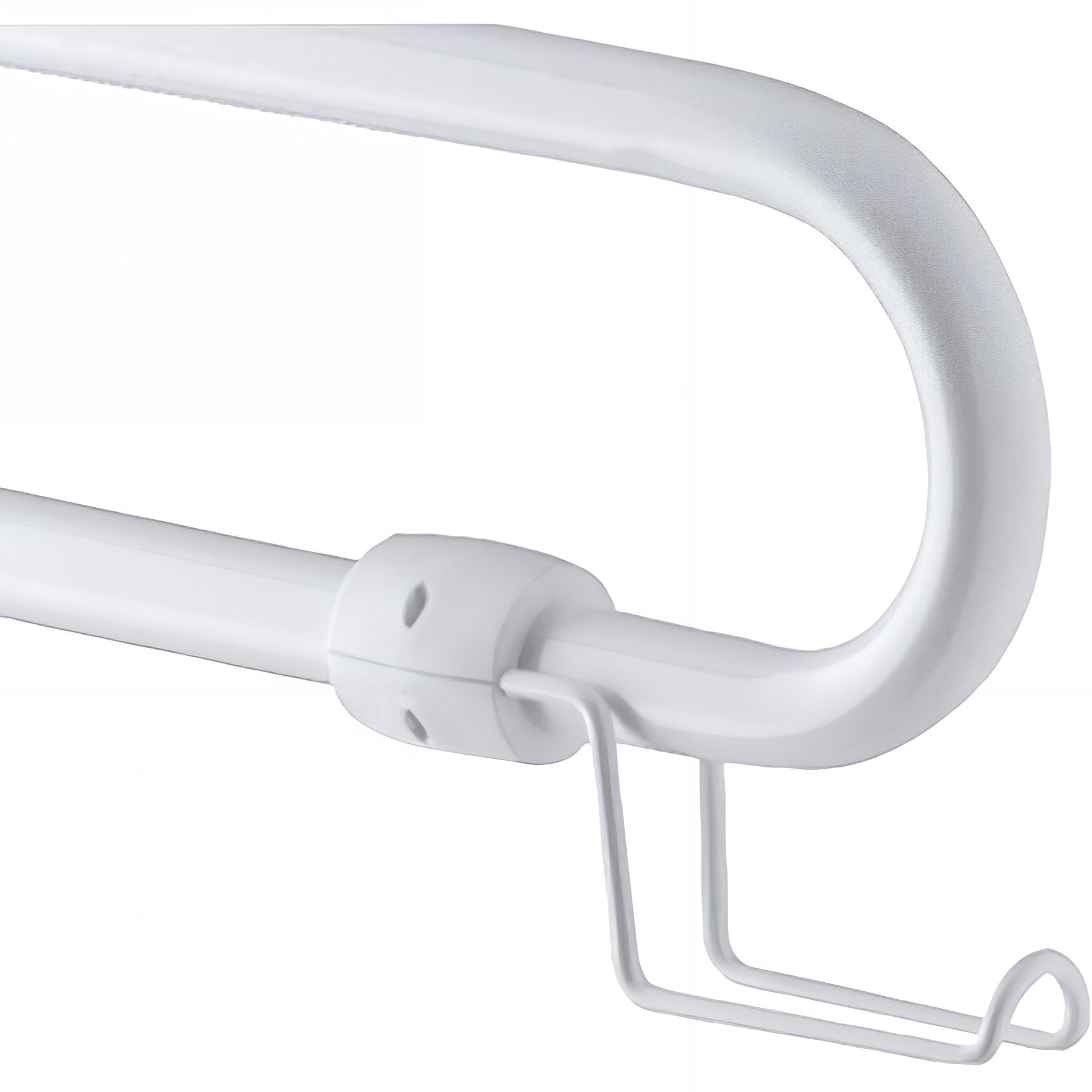 Distributeur papier rouleau Gamme PRO PELLET pour barre relevable inox époxy blanc Ø 65 mm