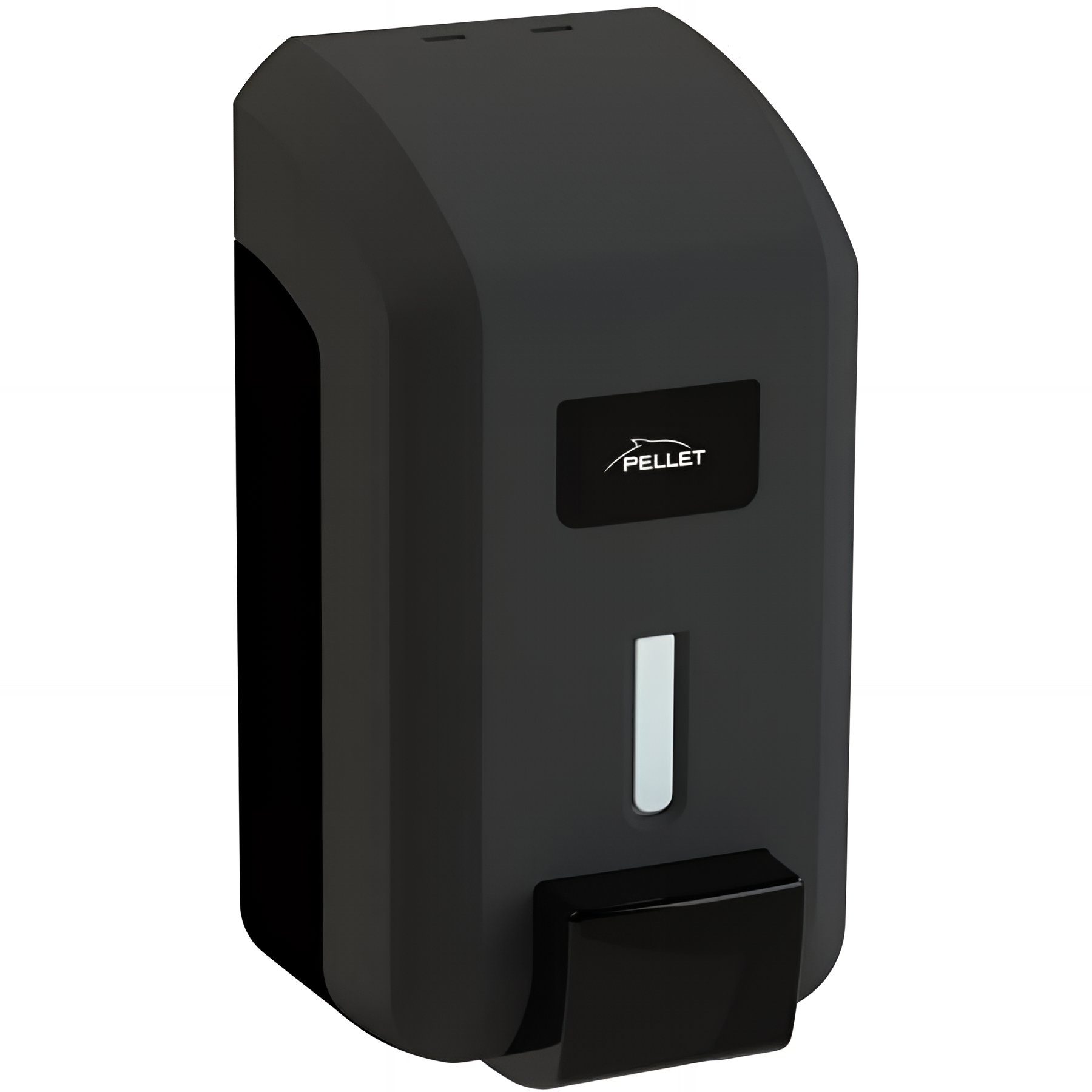 Distributeur savon liquide Gamme PRO PELLET 110 x 206 x 106 mm 700 ml abs noir mat à clé