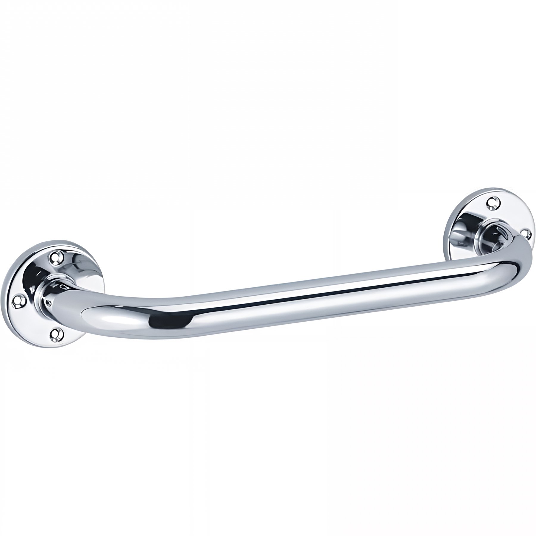 Barre PMR d'appui normes handicapé Gamme PRO PELLET droite 300 mm tube laiton chromé Ø 25 mm