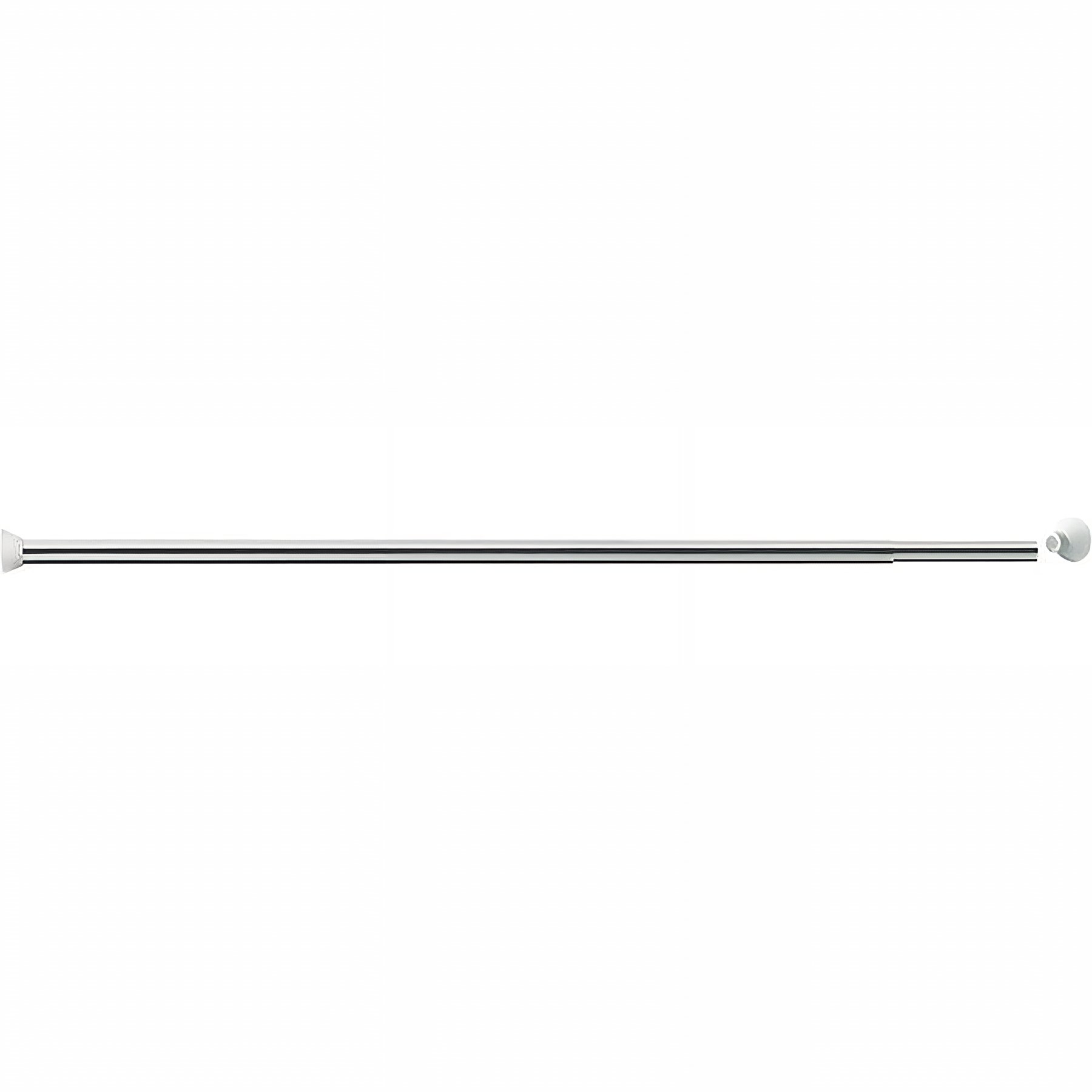 Porte-rideau Gamme PRO PELLET droit extensible 1200/2200 mm tube aluminium Ø 18/20 mm ventouse