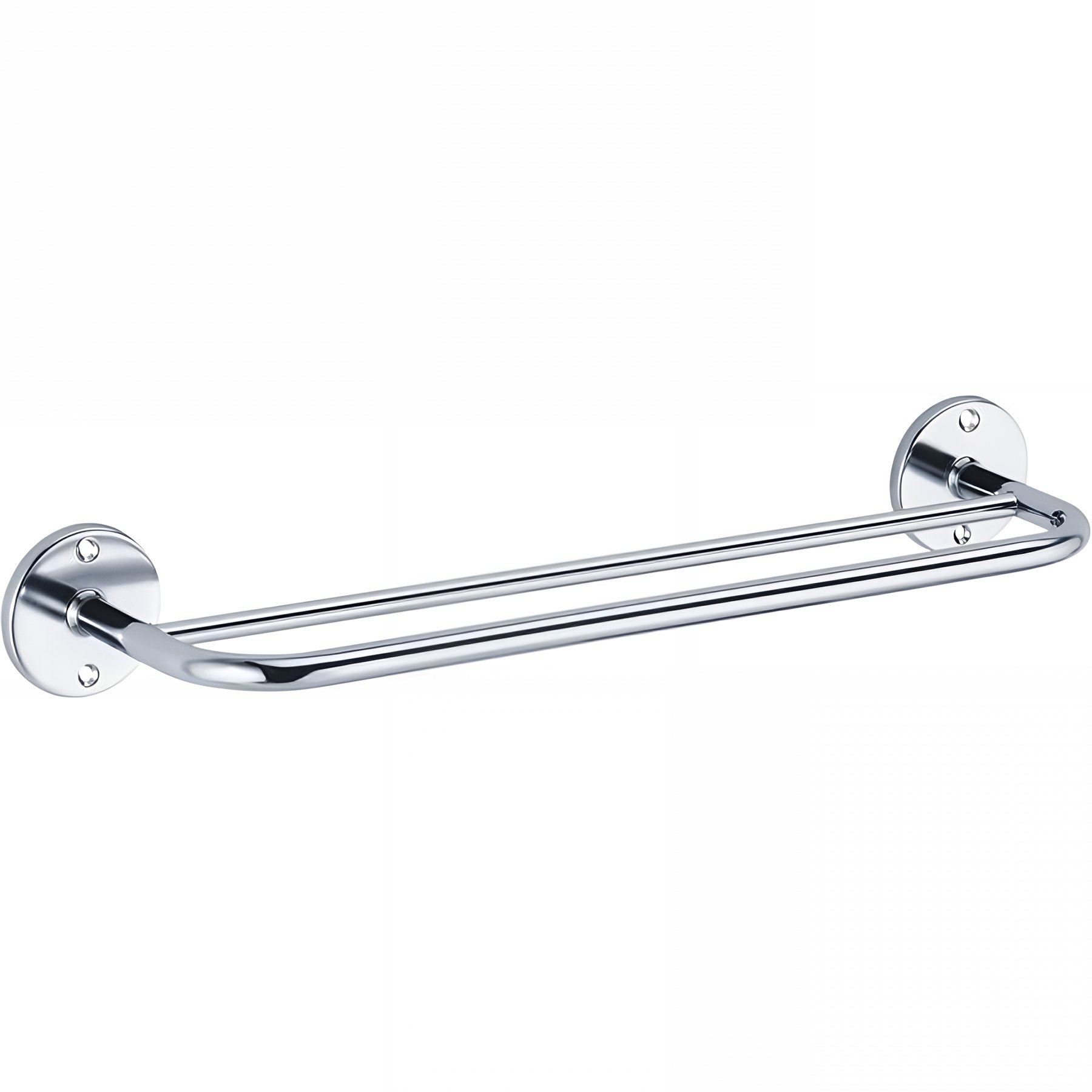 Porte-serviettes Gamme PRO PELLET 2 barres fixes 473 mm tube acier époxy blanc Ø 12 mm