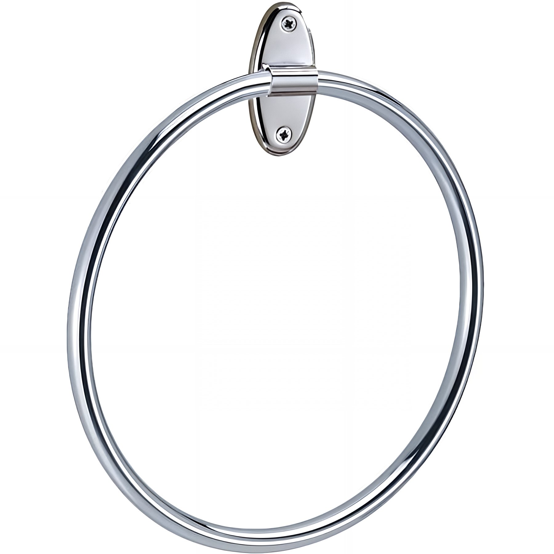Porte-serviettes Gamme PRO PELLET anneau Ø 190 mm tbe acier chromé Ø 12 mm