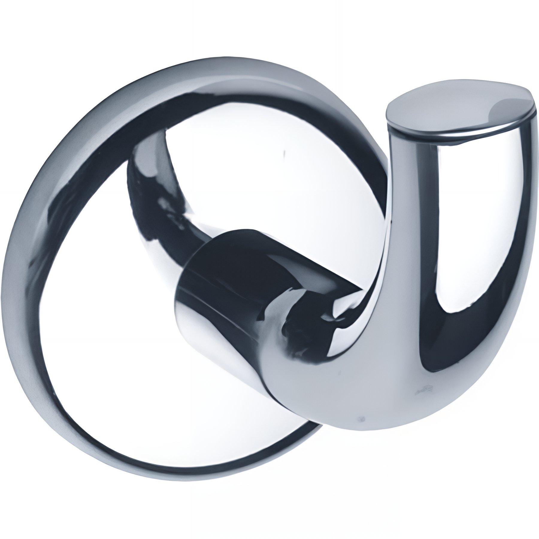 Porte-peignoir Gamme PRO PELLET 1 tête LOFT profondeur 98 mm tube laiton chromé Ø 16 mm