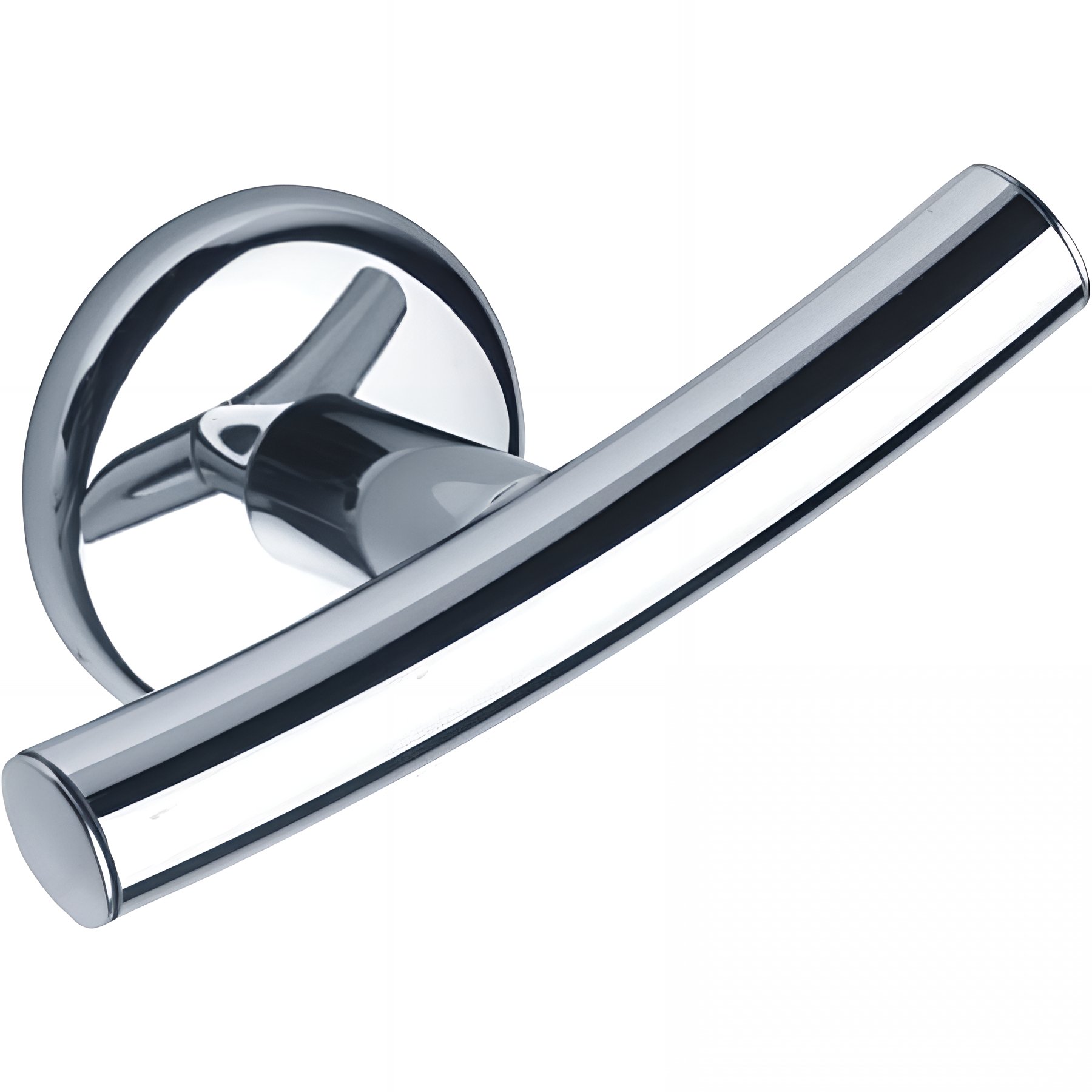 Porte-peignoir Gamme PRO PELLET 2 têtes 53 x 102 mm tube laiton chromé Ø 16 mm